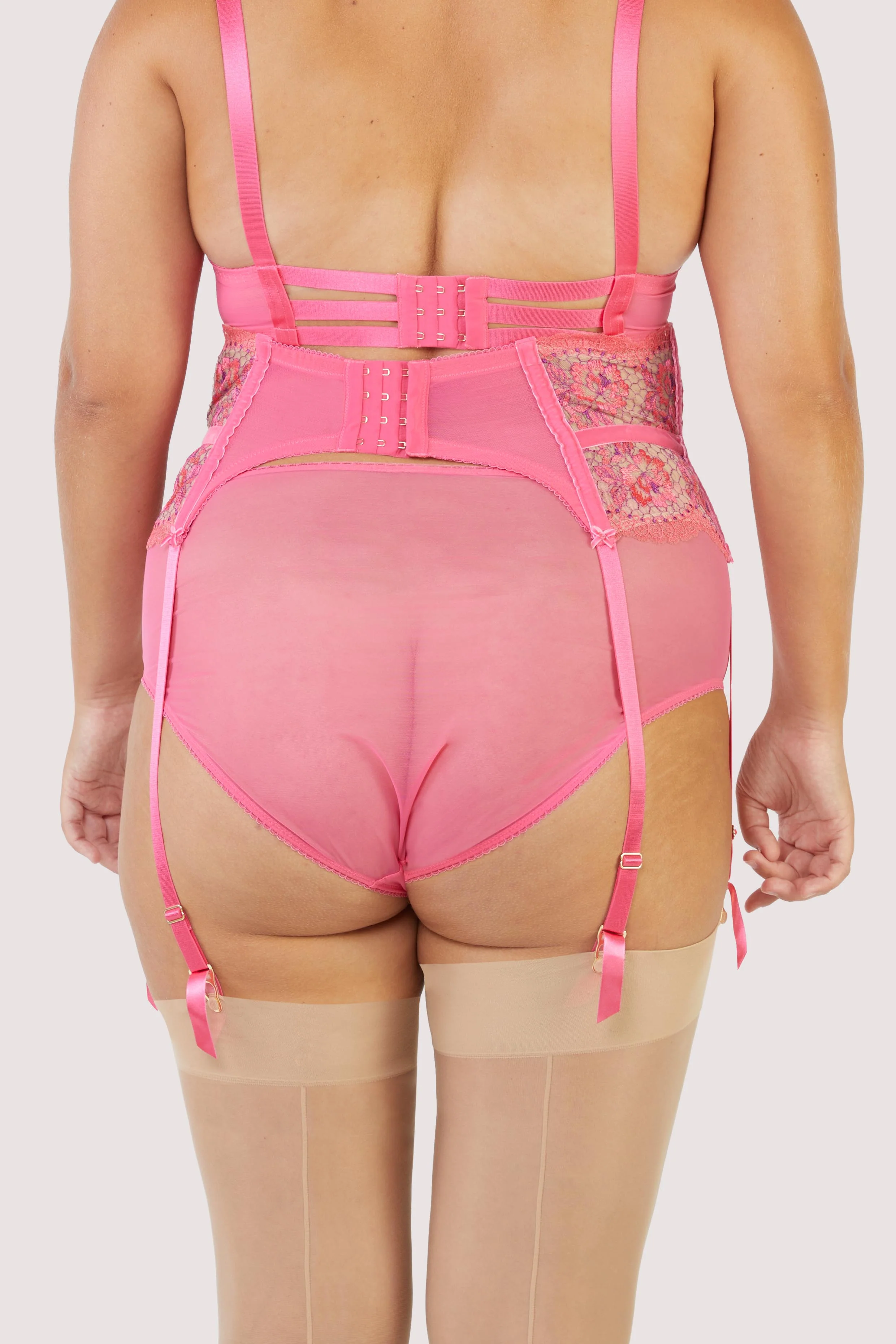 Evelina Blood Orange Curve Suspender - Image 3