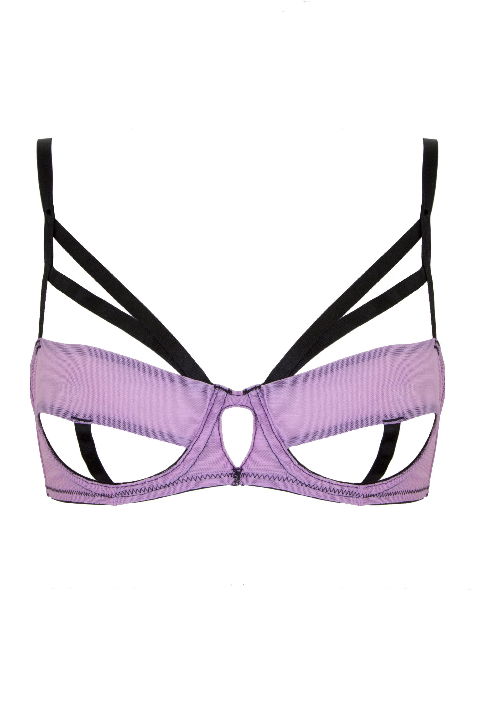 Peek & Beau Faye Lilac Open Base Bra - Image 3