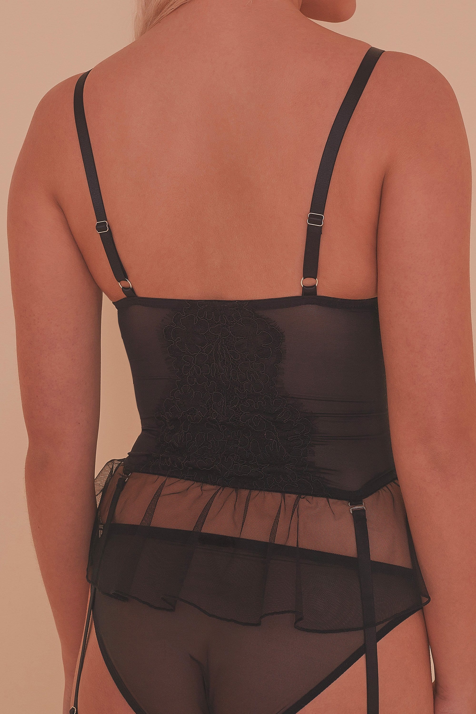 Anna Lace and Mesh Basque - Image 4