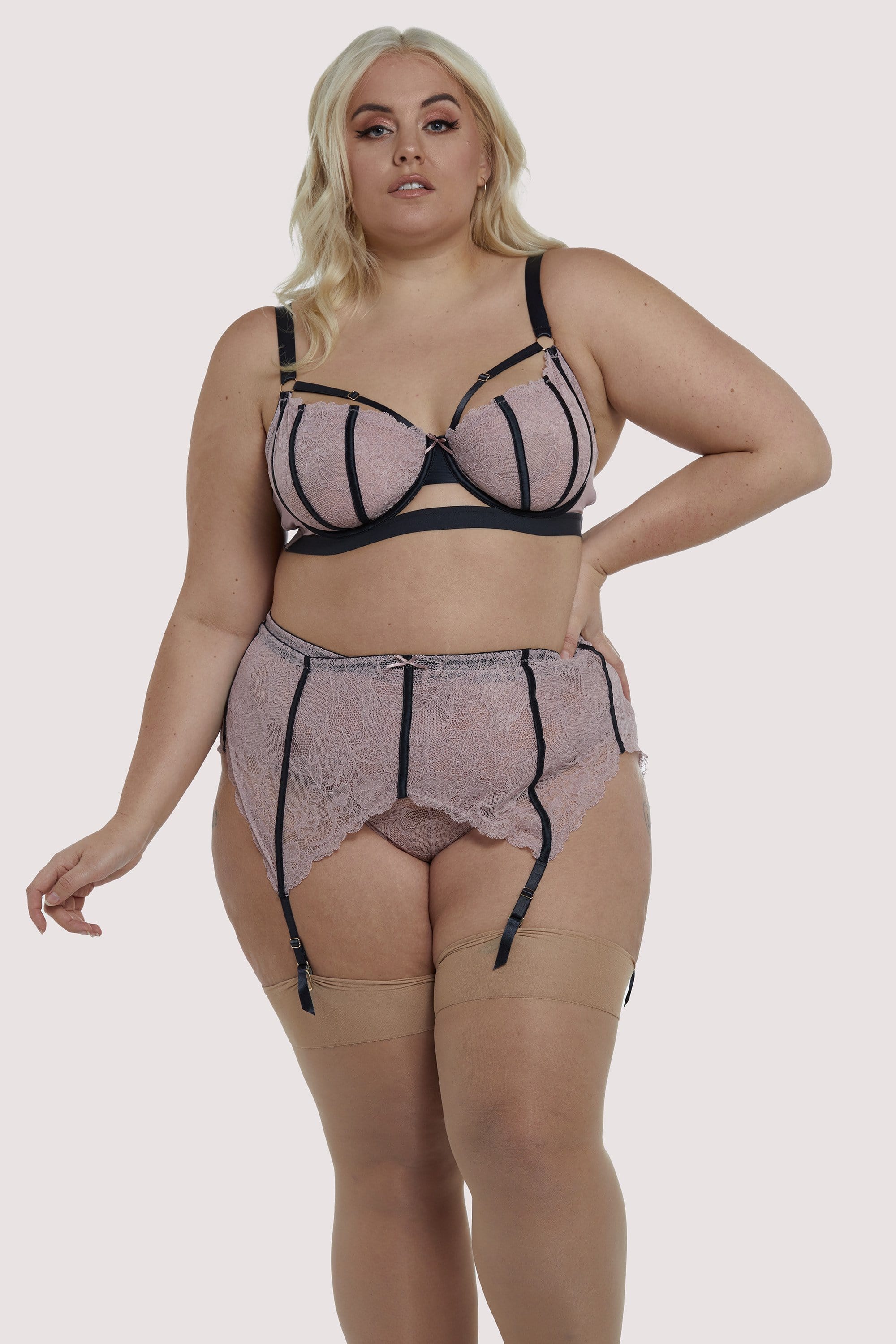 Celestina Pink High Waist Curve Brief - Image 5