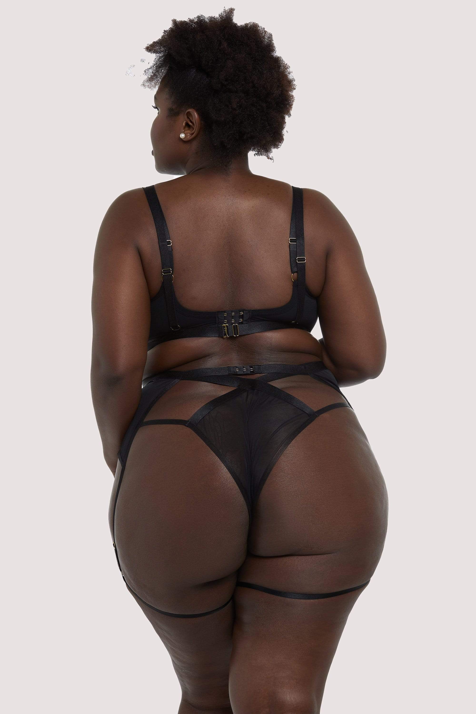 Danielle Black Harness Suspender - Image 6