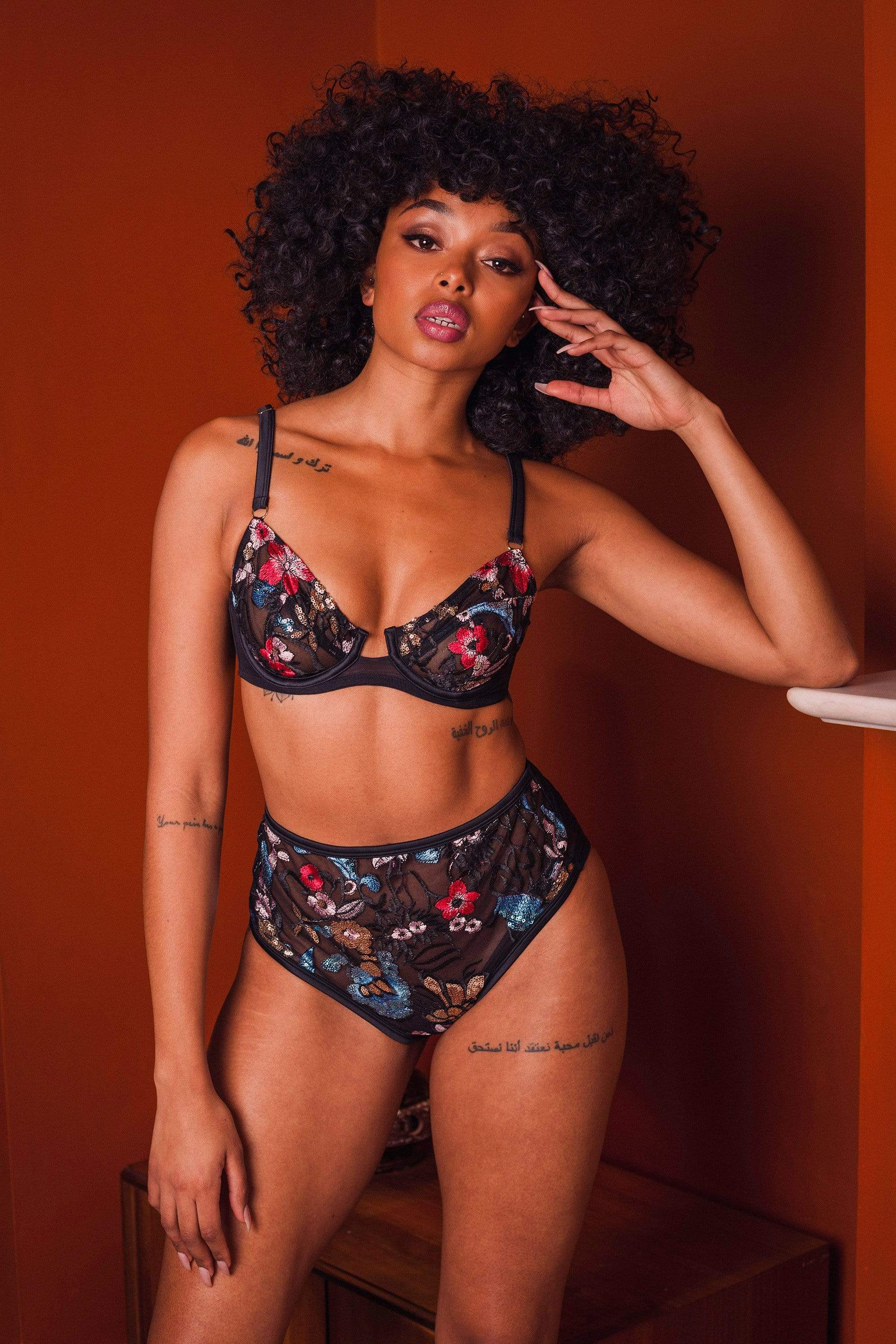 Elly Sequin Black HW Brief Core - Image 2