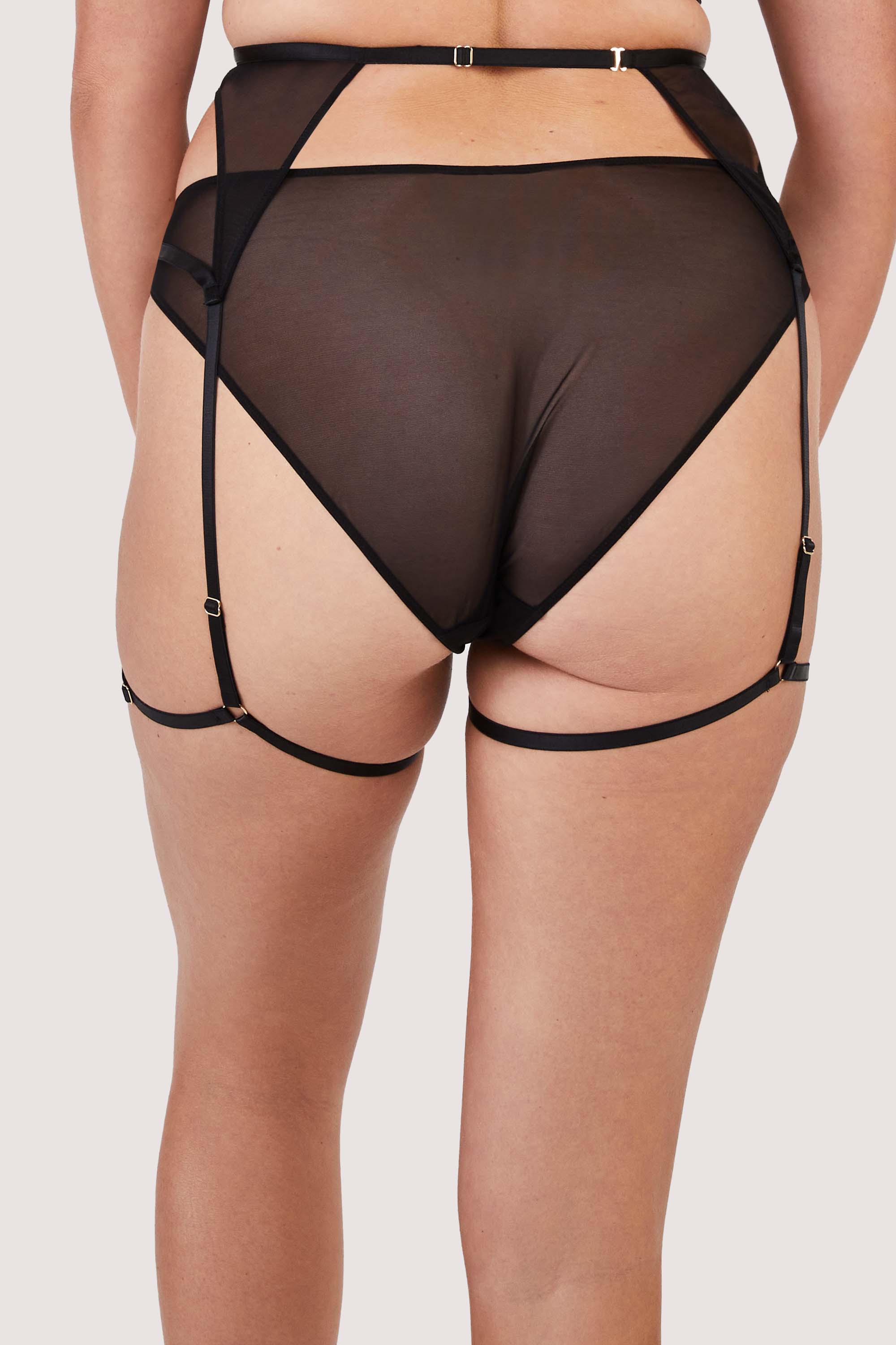 Fairfield Black Lace Suspender Belt - Image 5