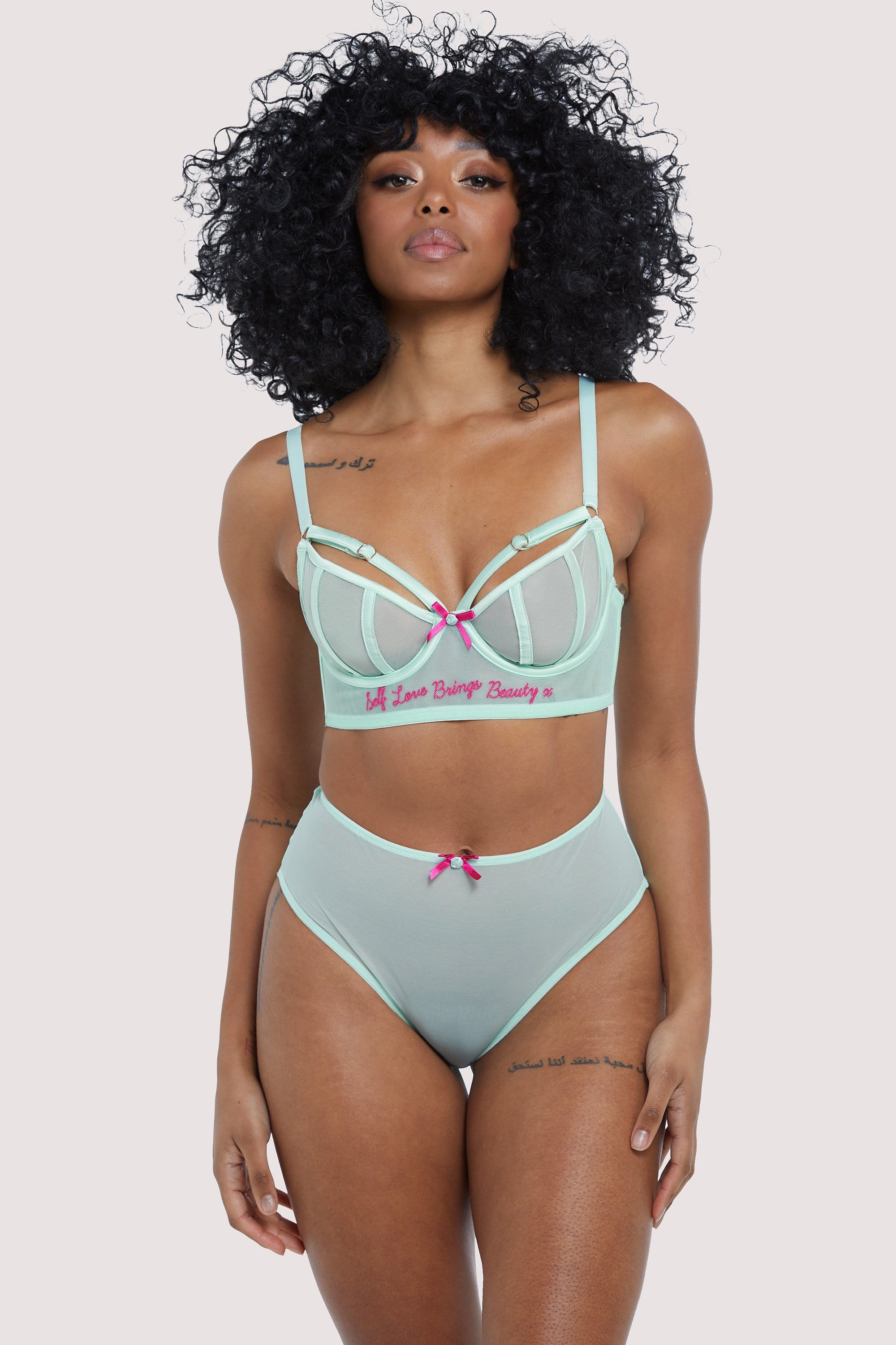 High Waist Mint Brief - Image 2