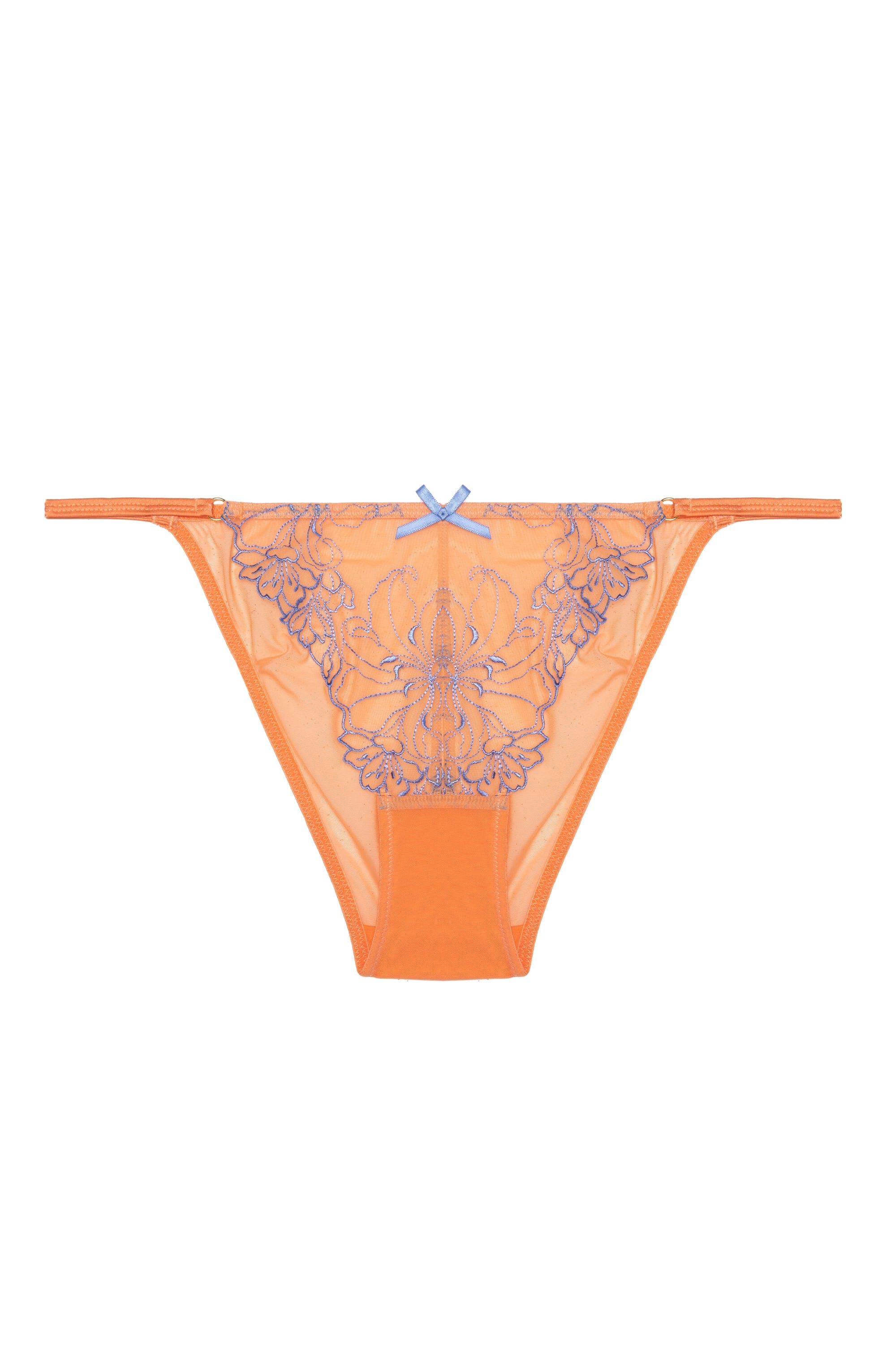 Palm Bay Coral Embroidery Tanga Brief - Image 4
