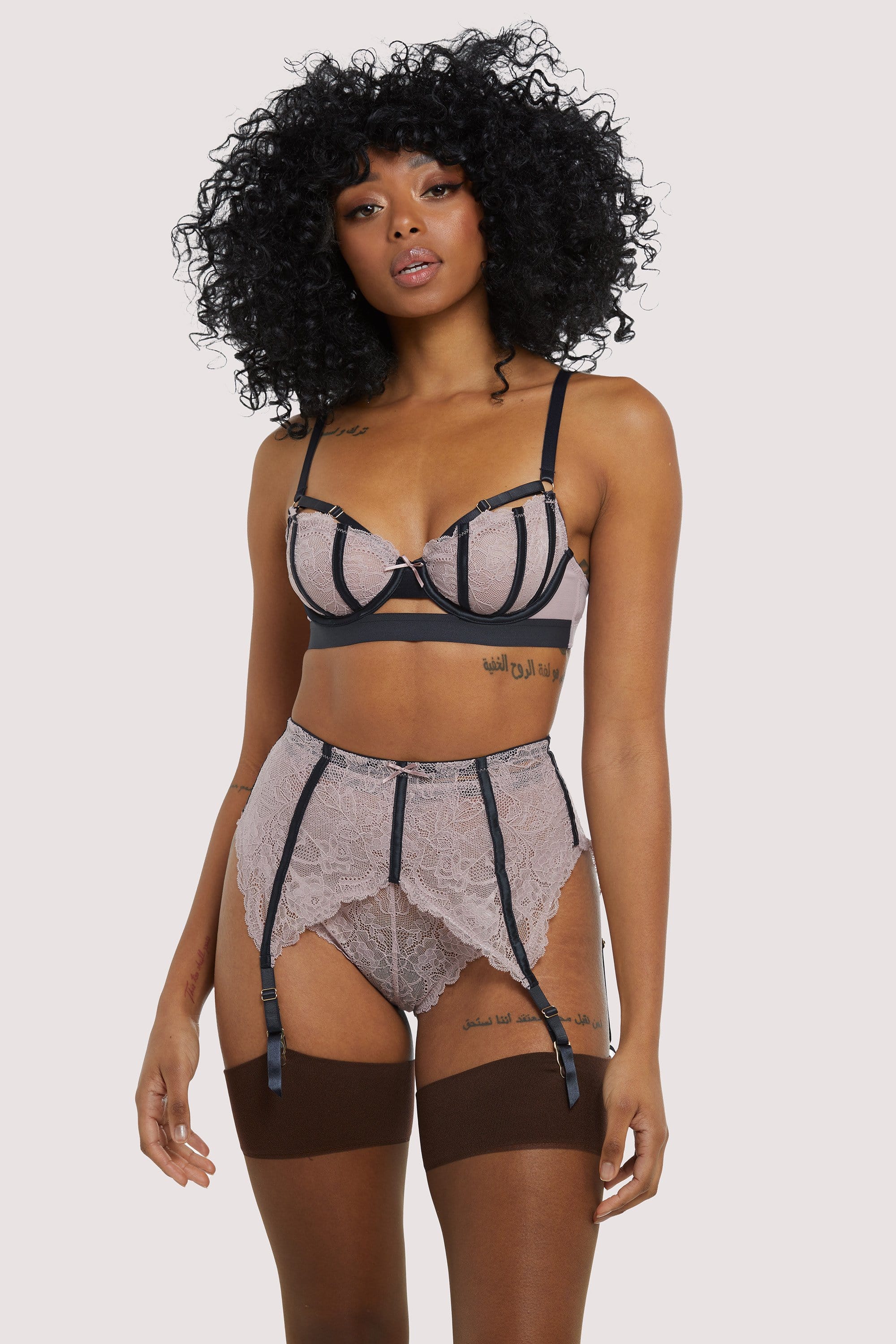 Celestina Pink Suspender - Image 2