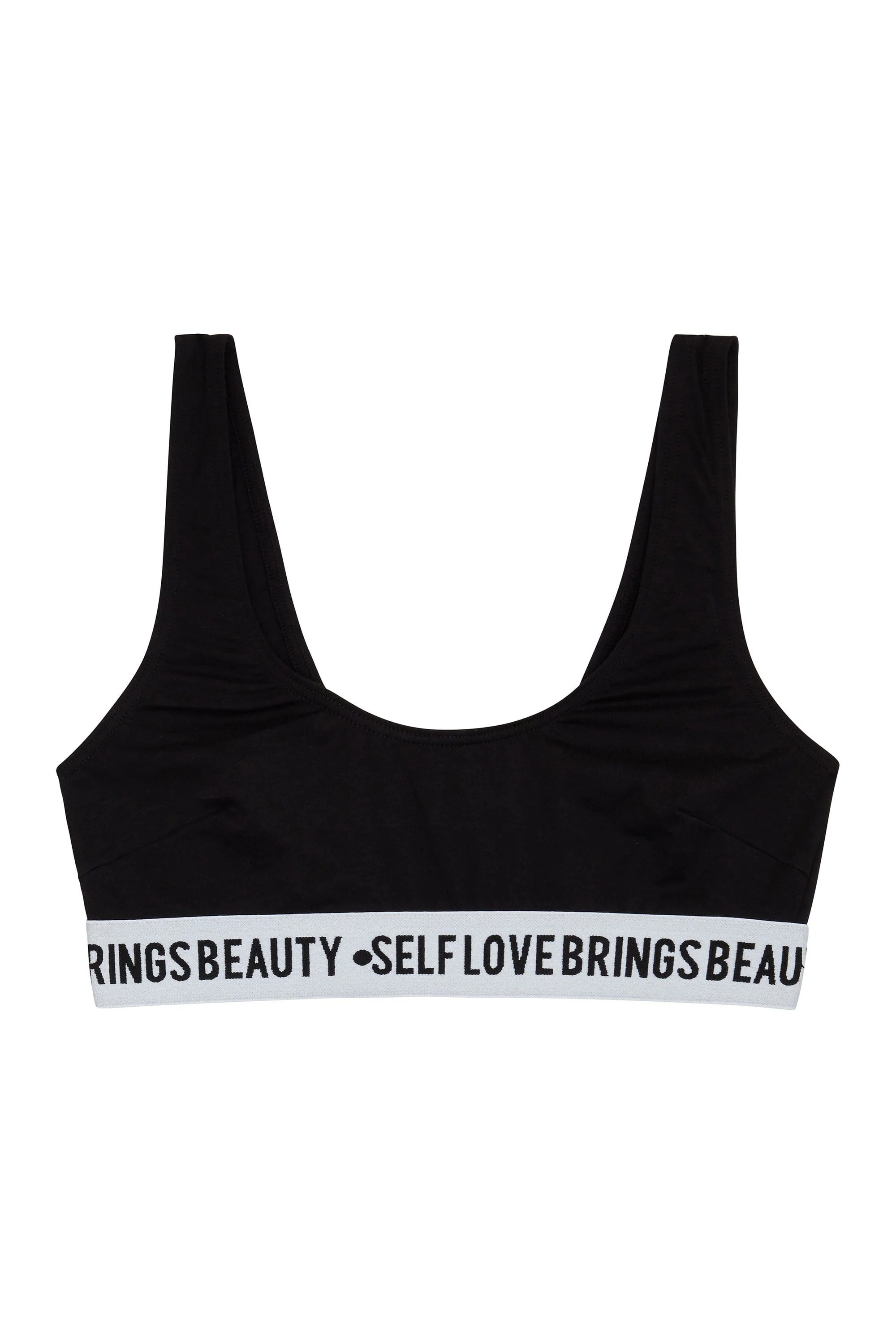 Felicity Hayward Self Love Black Crop Top - Image 5