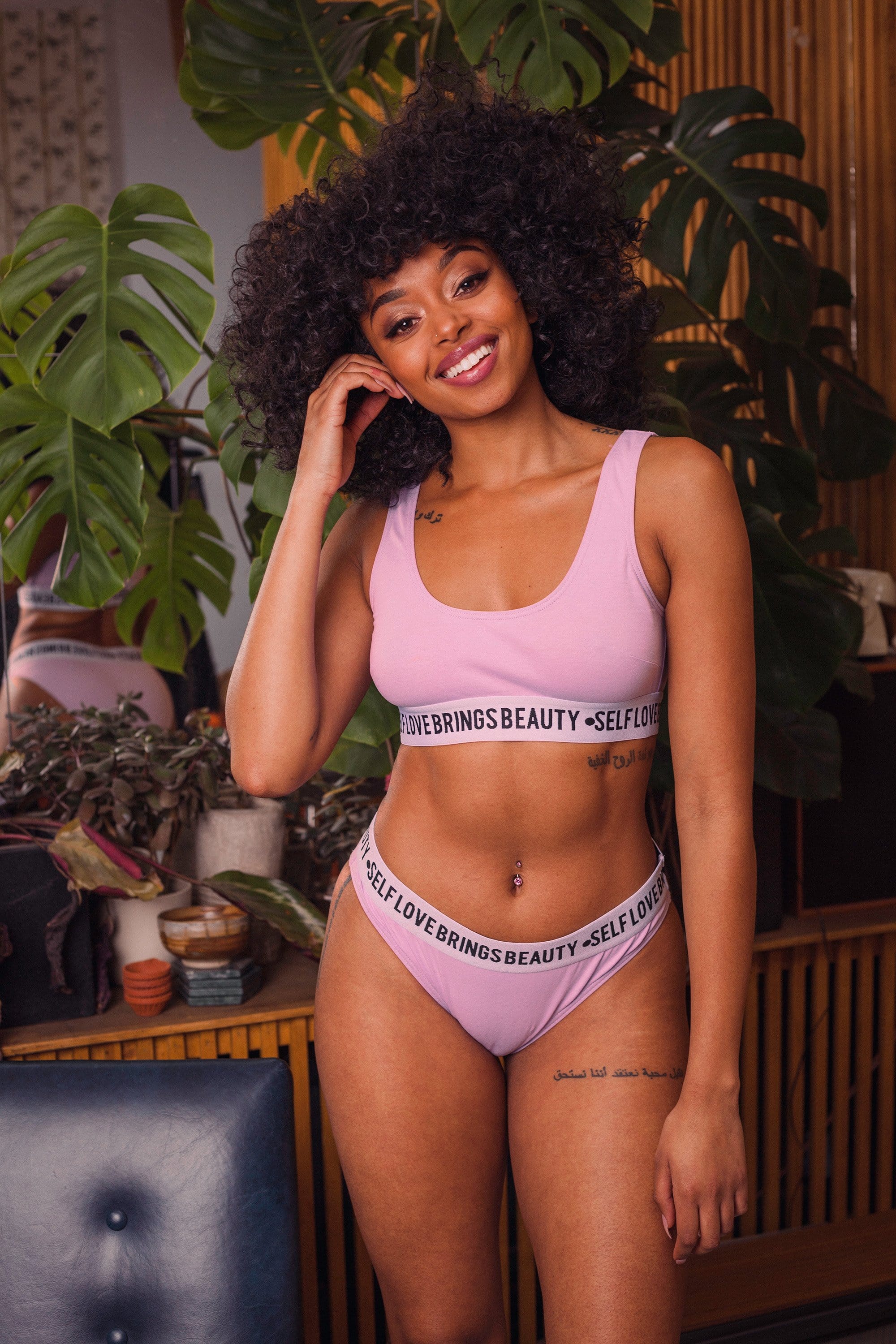 Felicity Hayward Self Love Lilac Crop Top - Image 2