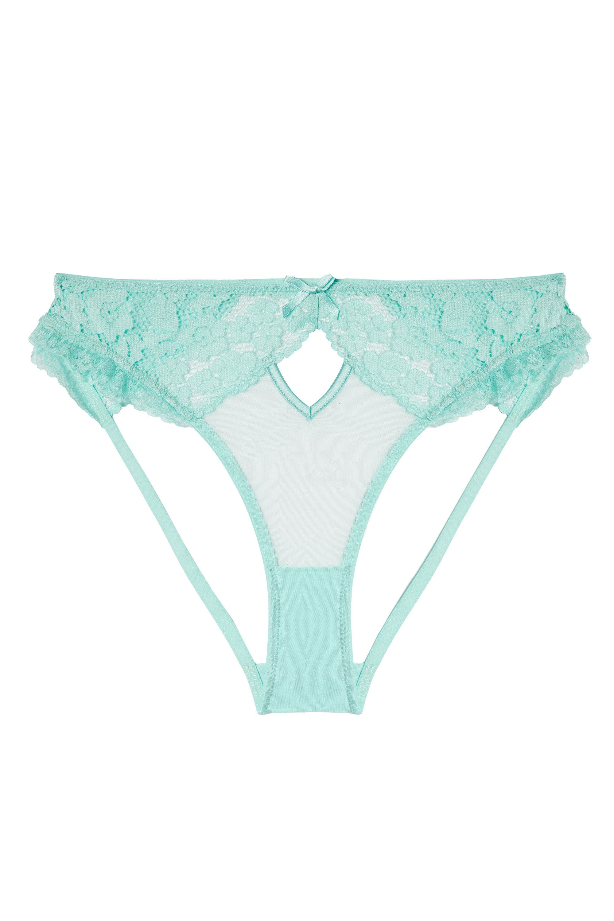 Vega Aqua Lace And Frill Briefs - Image 8