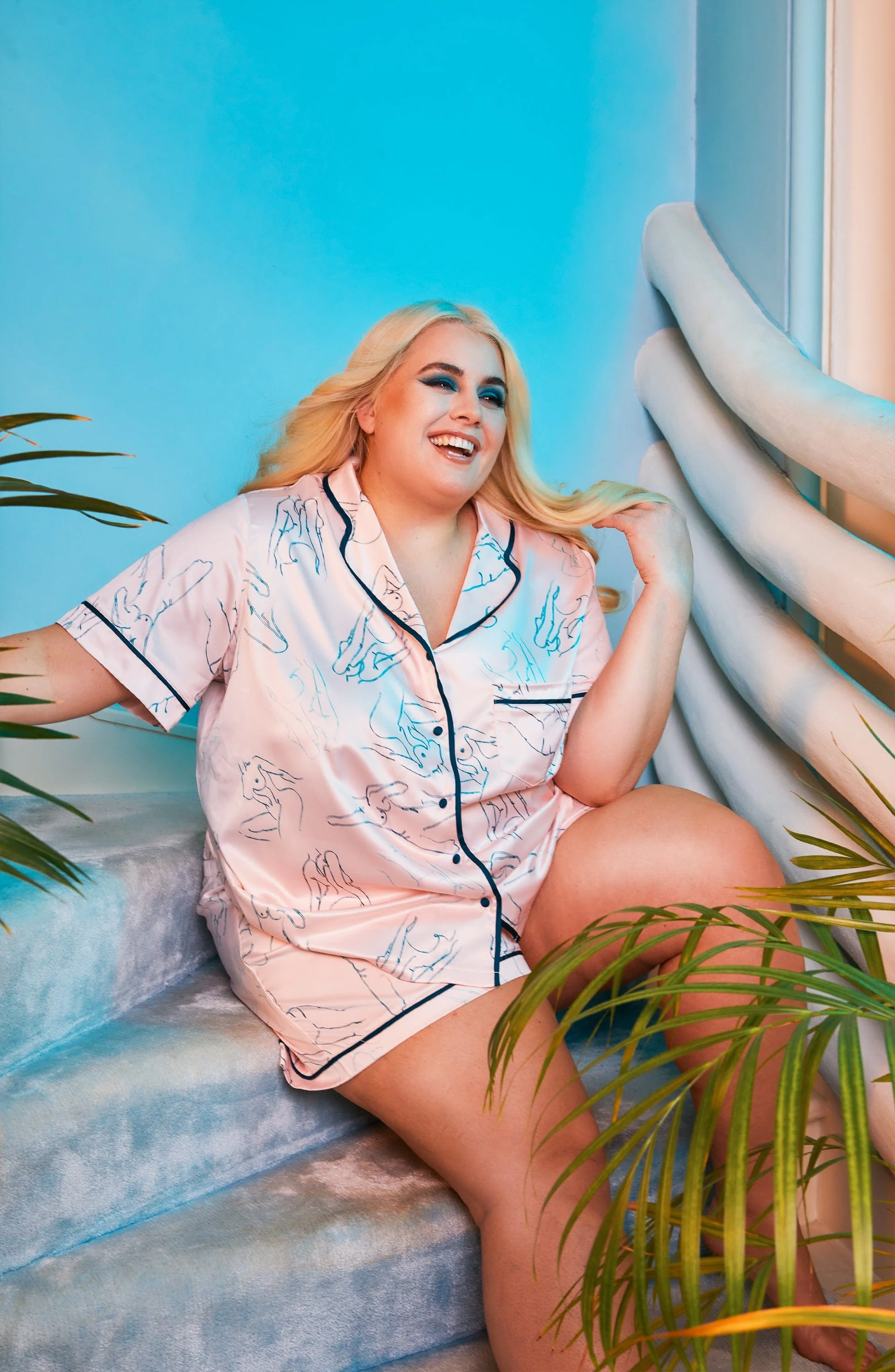 Venus Printed Pyjama Top & Bottom - Image 3
