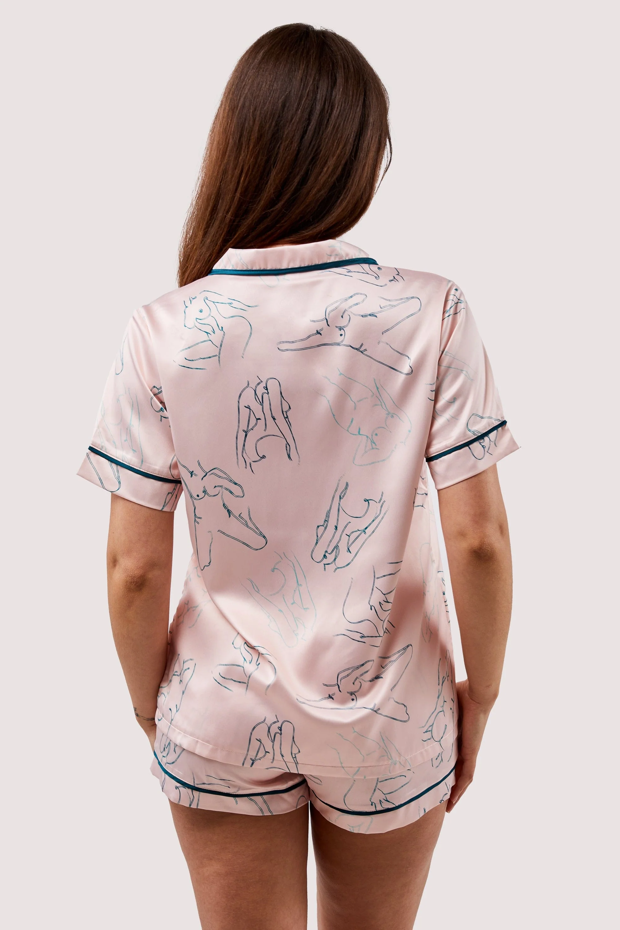 Venus Printed Pyjama Top & Bottom - Image 9