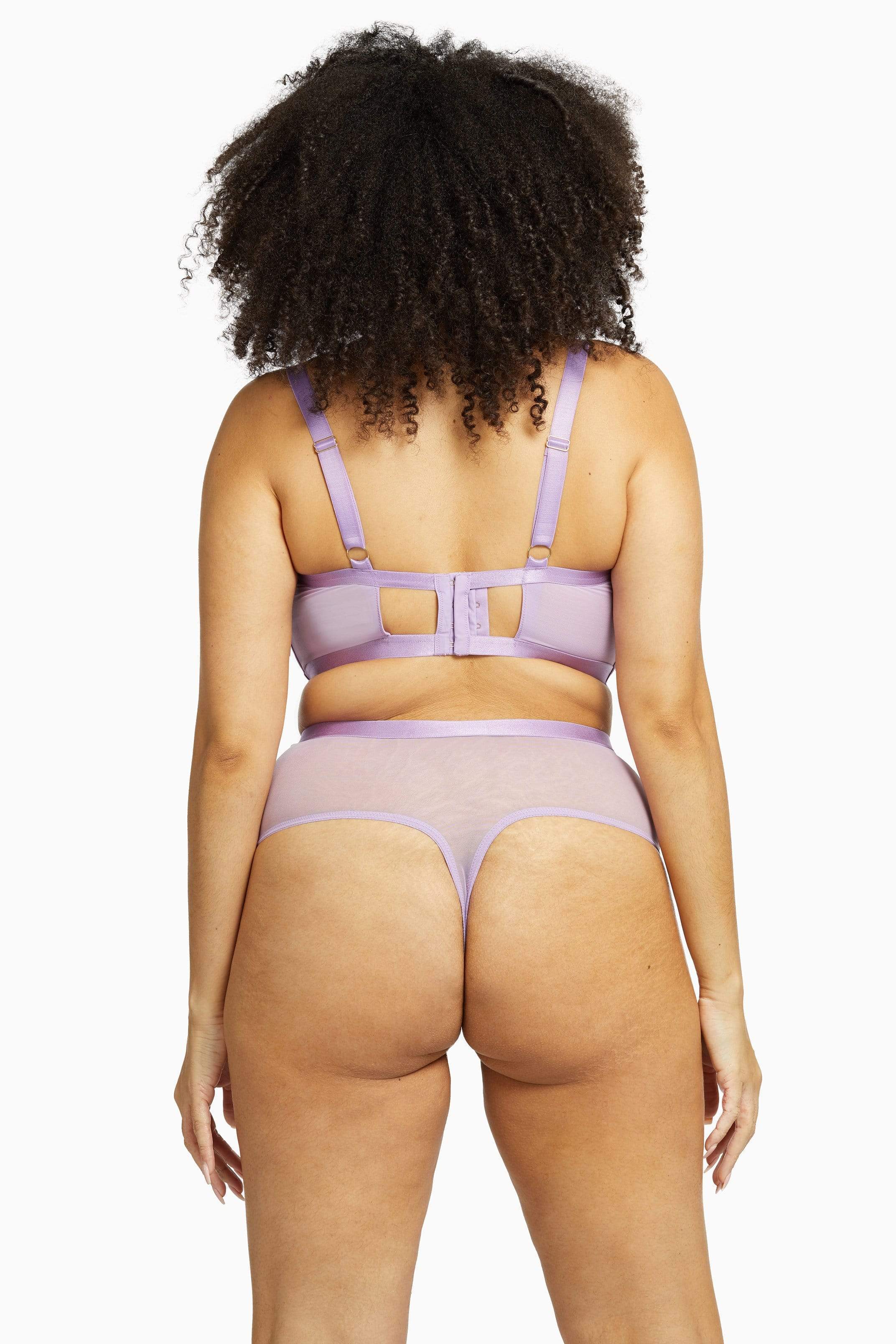 Fenella Lace and Net High Waist Brief - Image 7