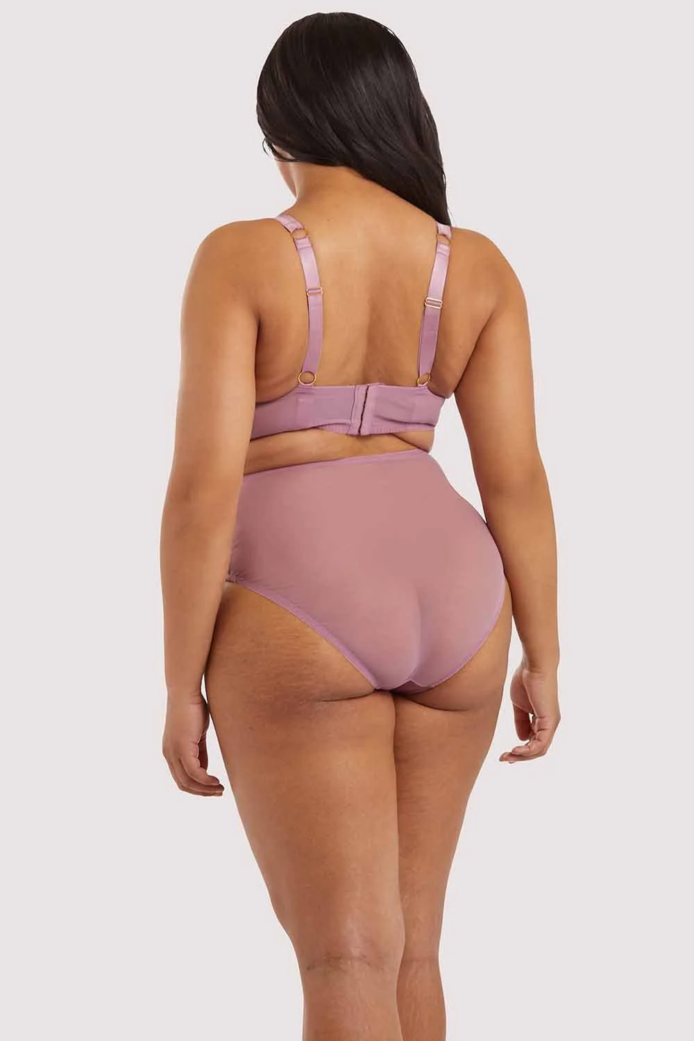 Eagan Blush Satin Bralette - Image 3