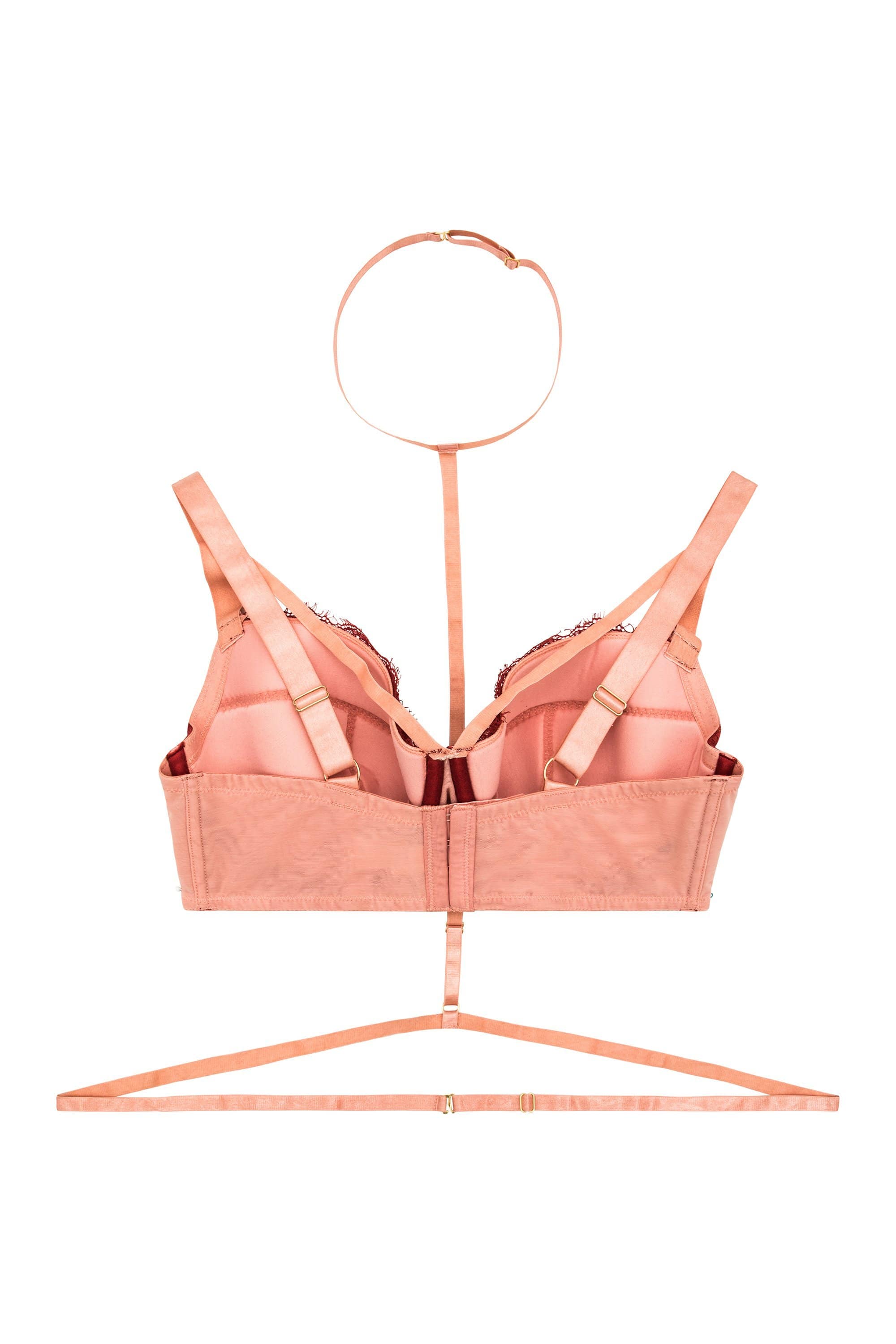 Draper Pink Lace Harness Bra - Image 3