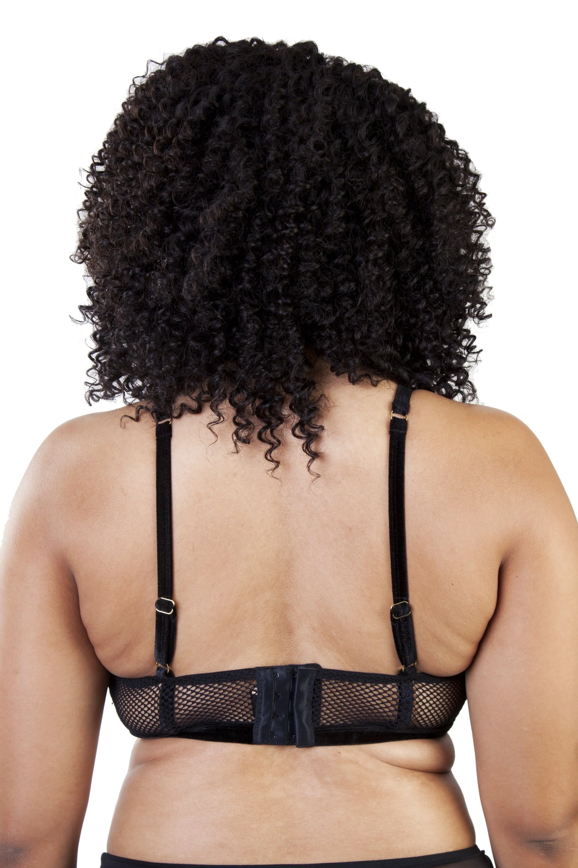Erin Black Velvet Bralet - Image 3
