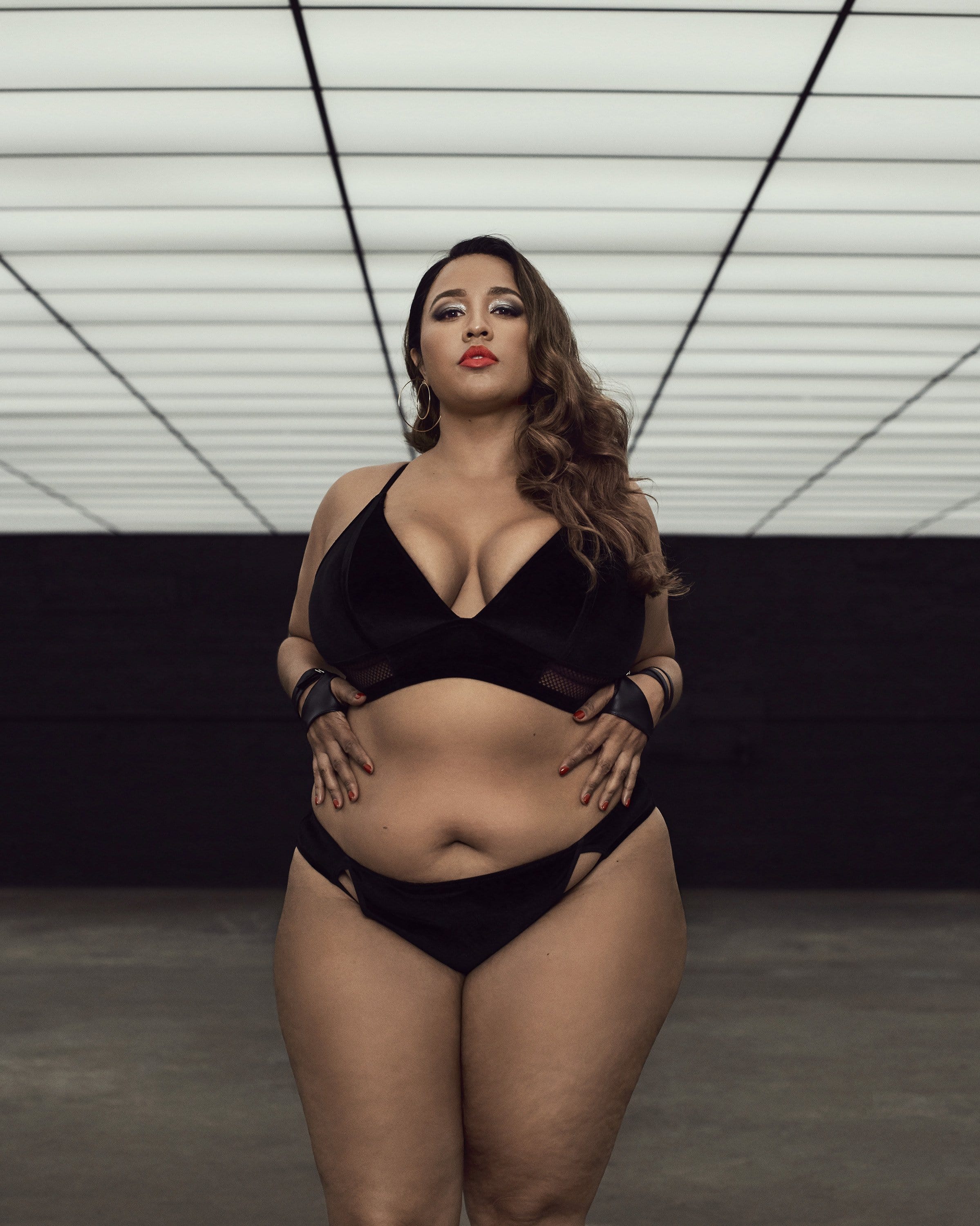 Gabi Fresh Erin Black Velvet Brief - Image 3