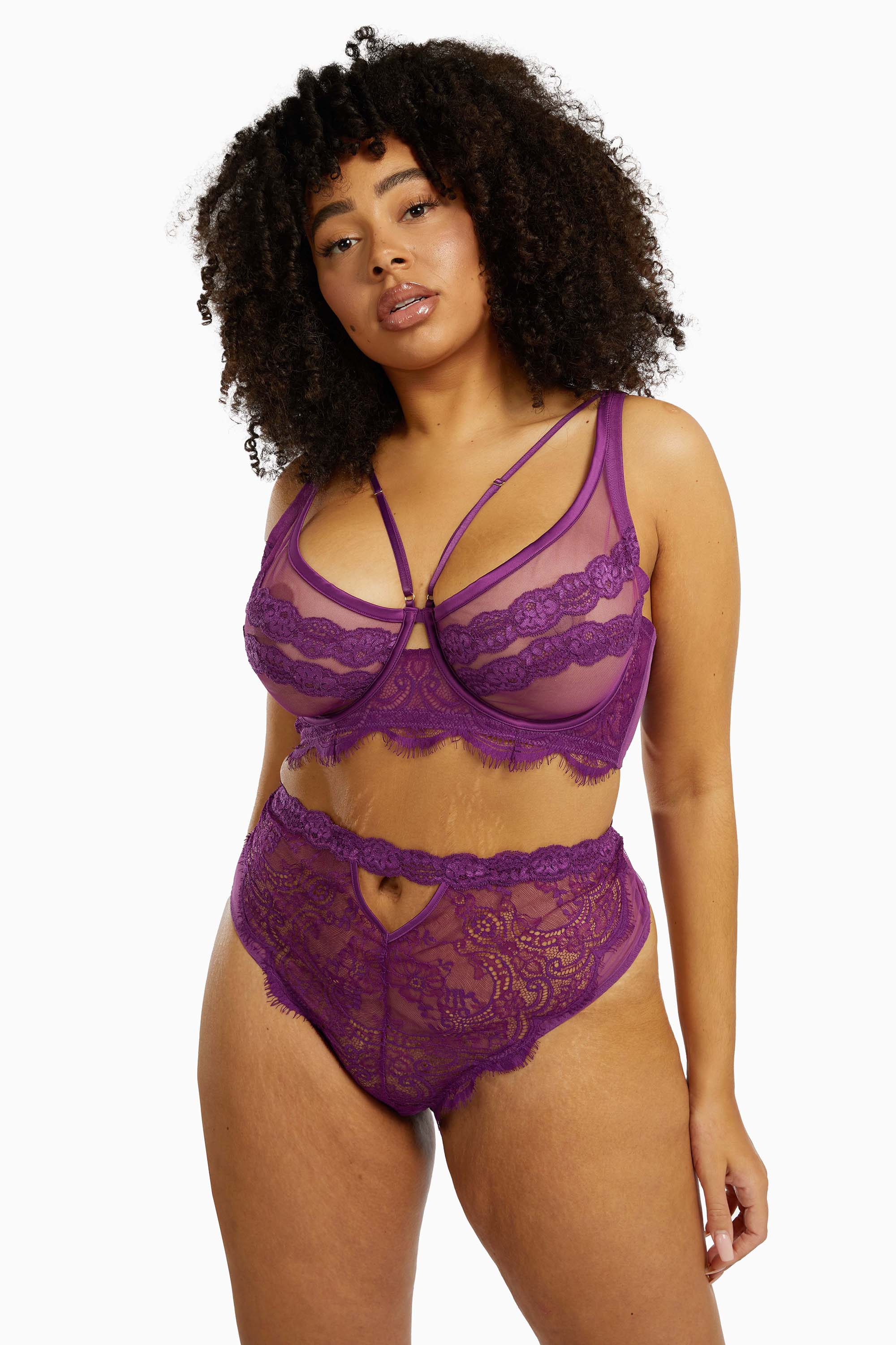 Gabi Fresh Aria Lace Panelled High Waist Brief - Image 2