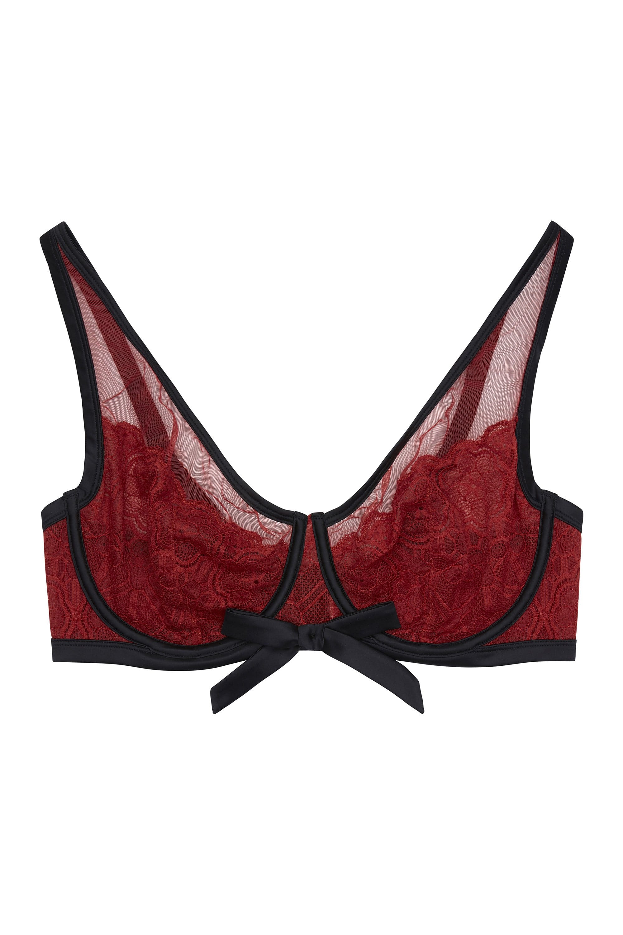 Gabi Fresh Acacia Lace Triangle bra with bow - Image 3