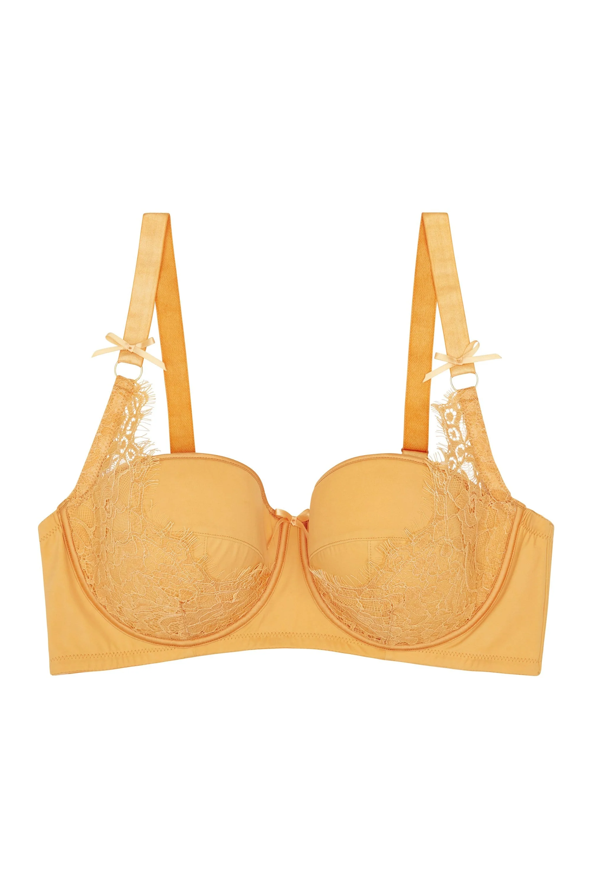 Aspen Mustard Lace Sling Bra - Image 2