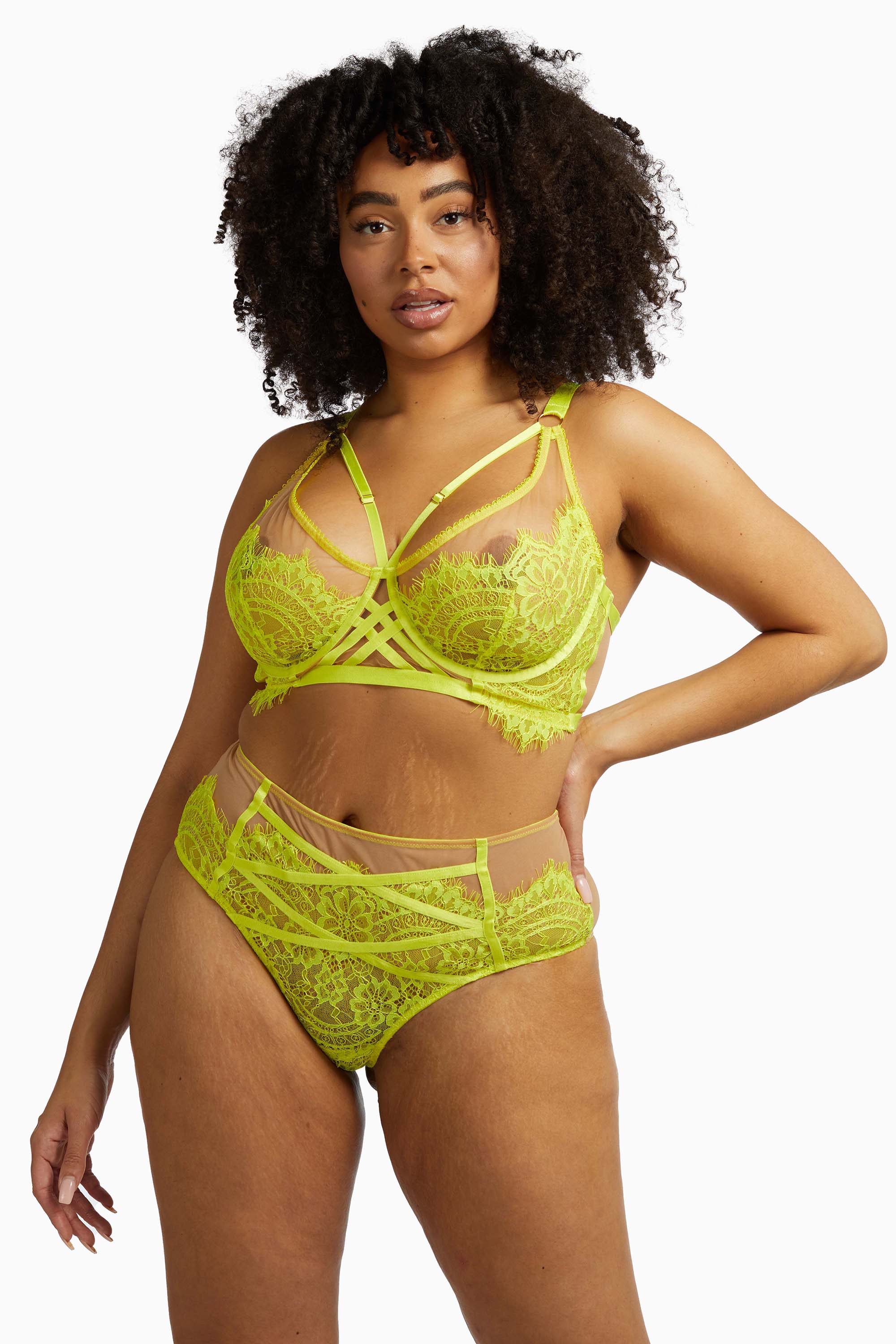 Gabi Fresh Kinsley Neon Lace Bra - Image 3