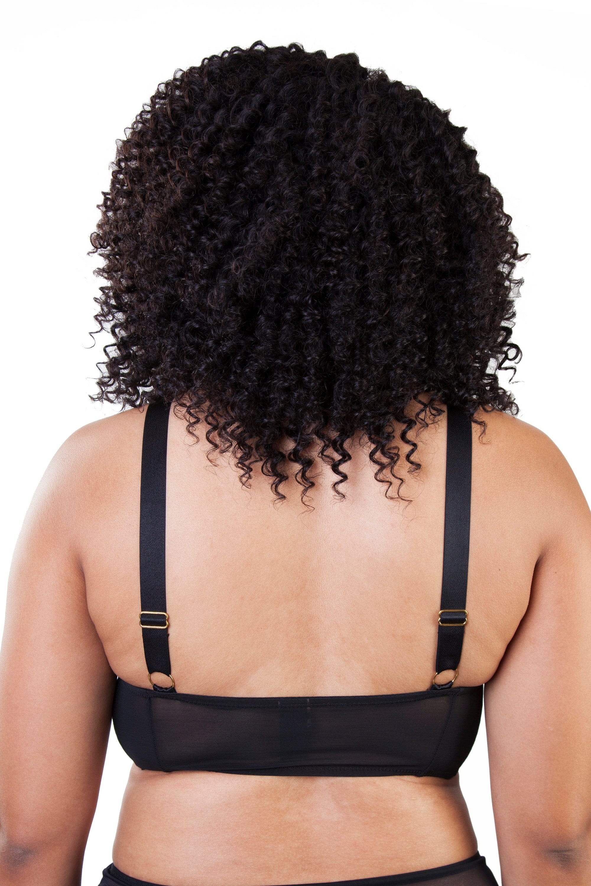 Rosa Black Embroidered Triangle Bra - Image 3