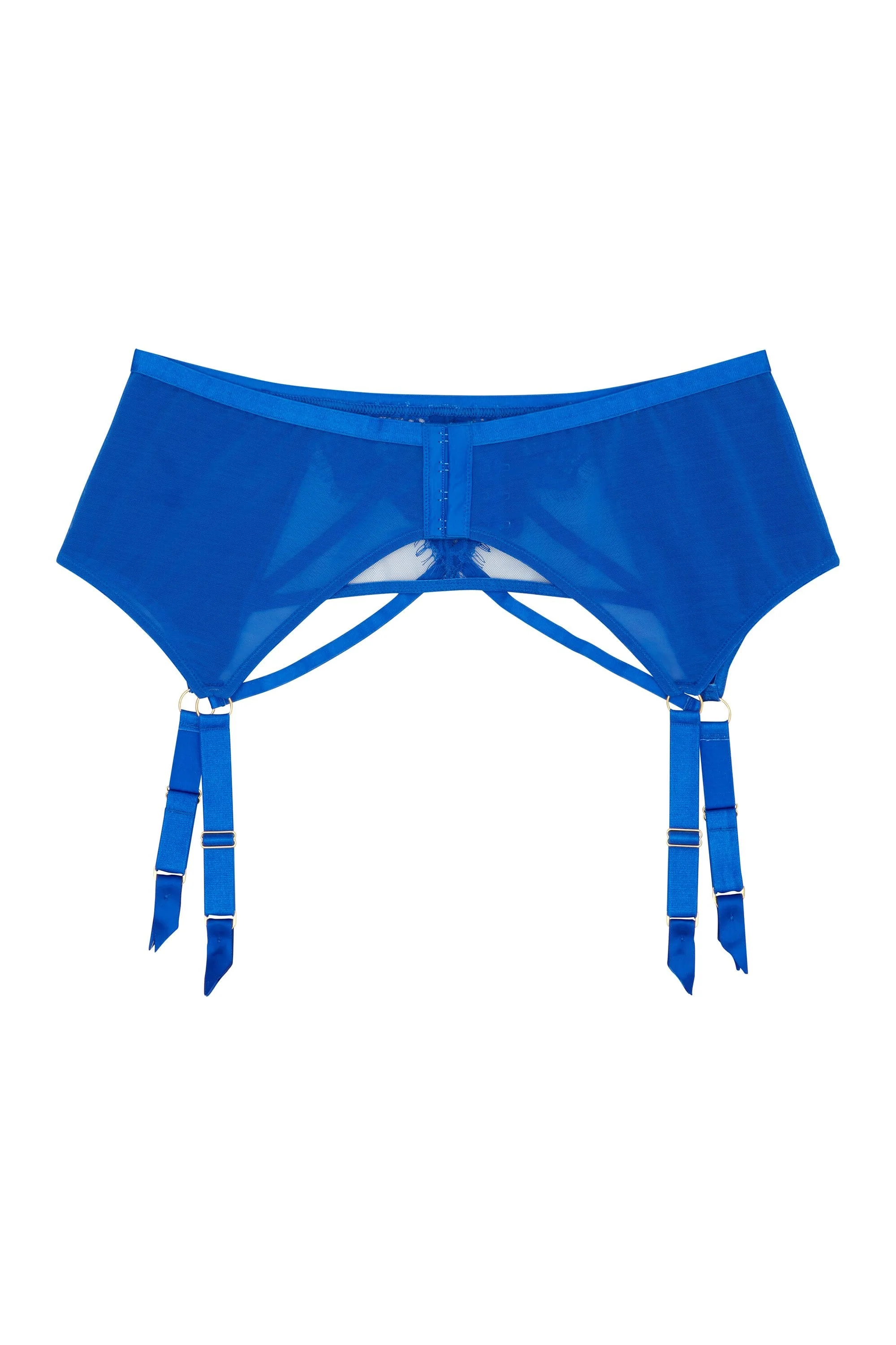 Lyla Strappy Cobalt Suspender Belt - Image 6