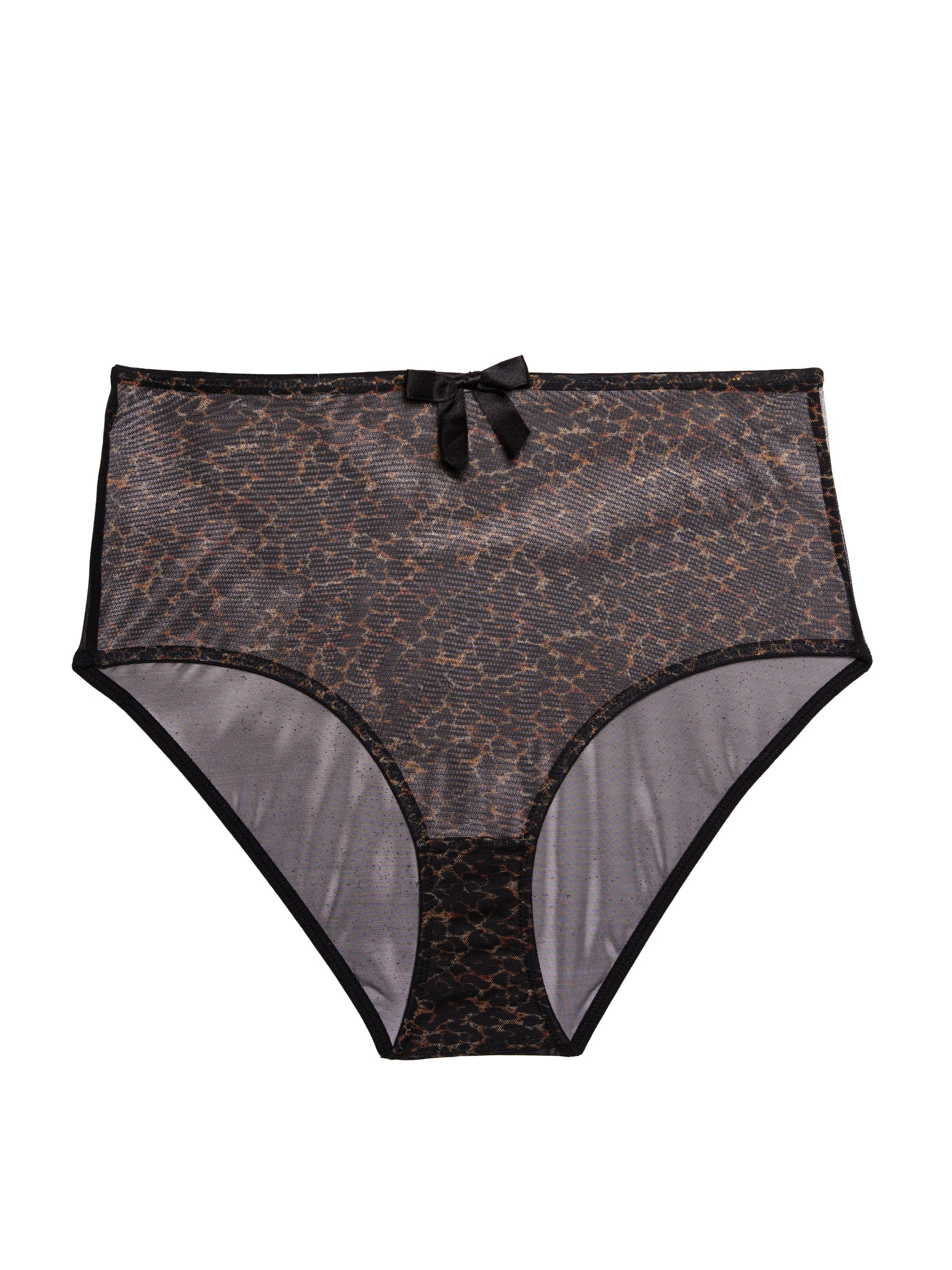 Hazel Leopard Print Classic High Waist Brief - Image 4