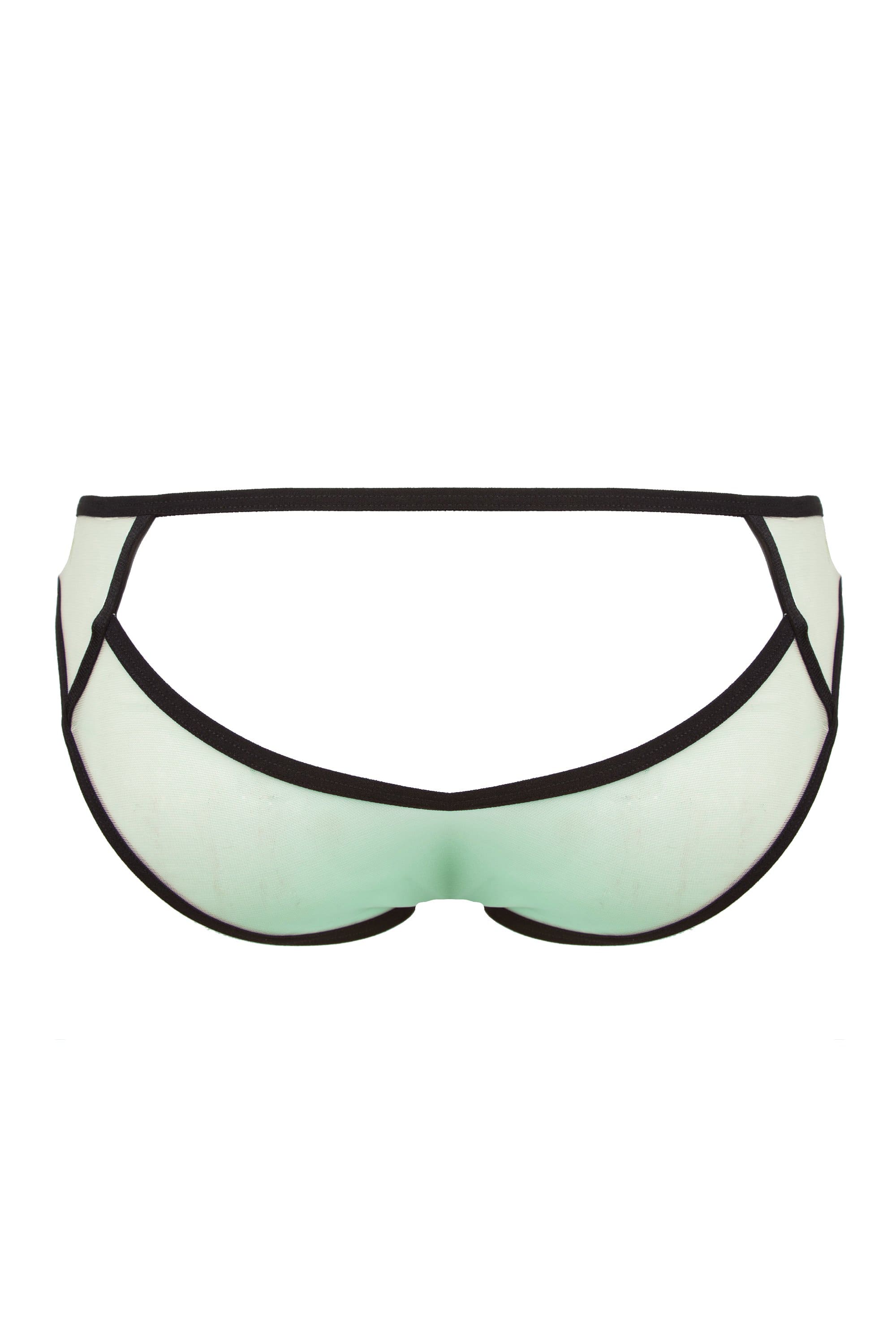 Hedy Mint Lace Curve Brief - Image 2