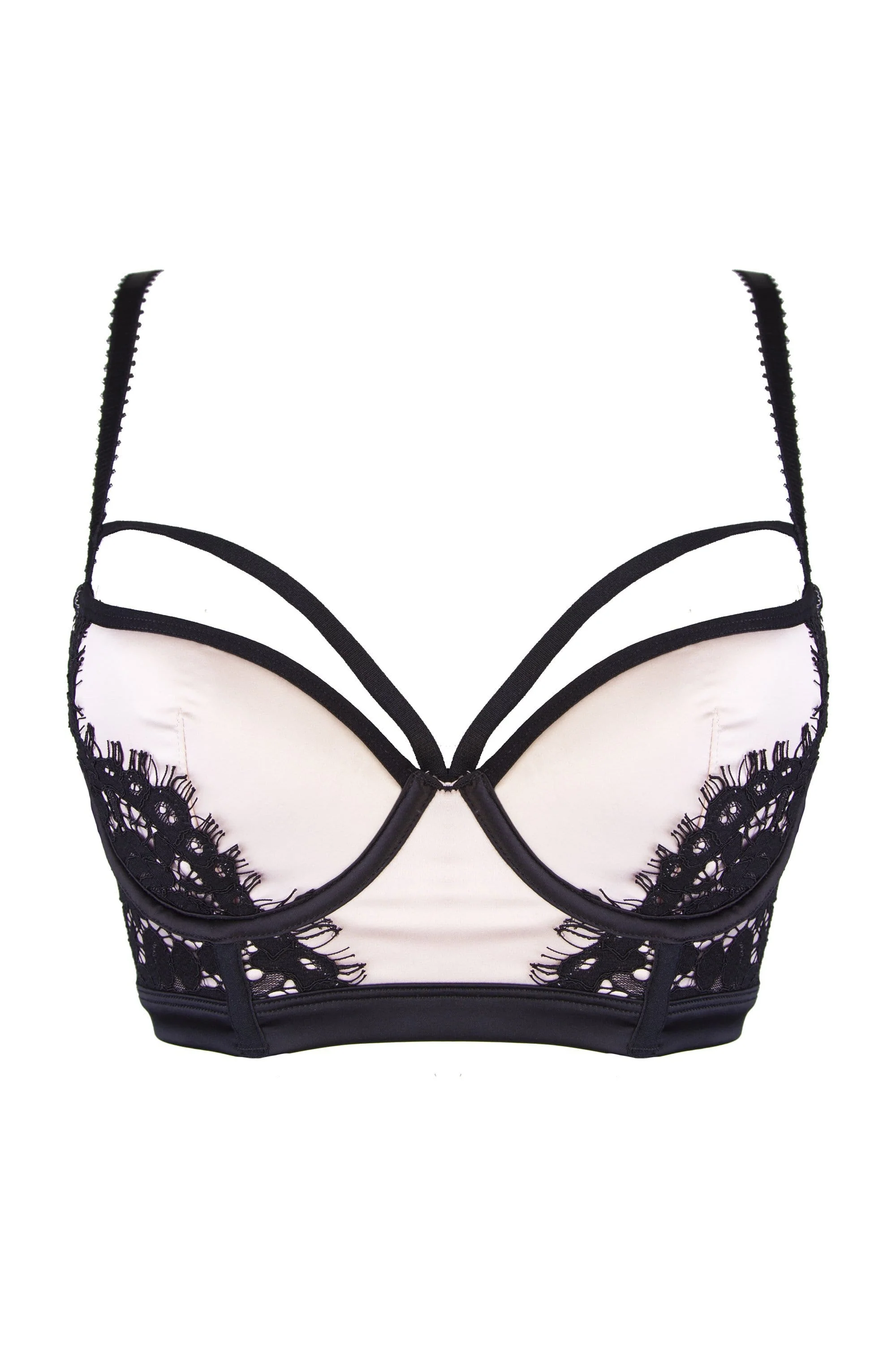 Hedy Textured Lace Plunge Bra Curve