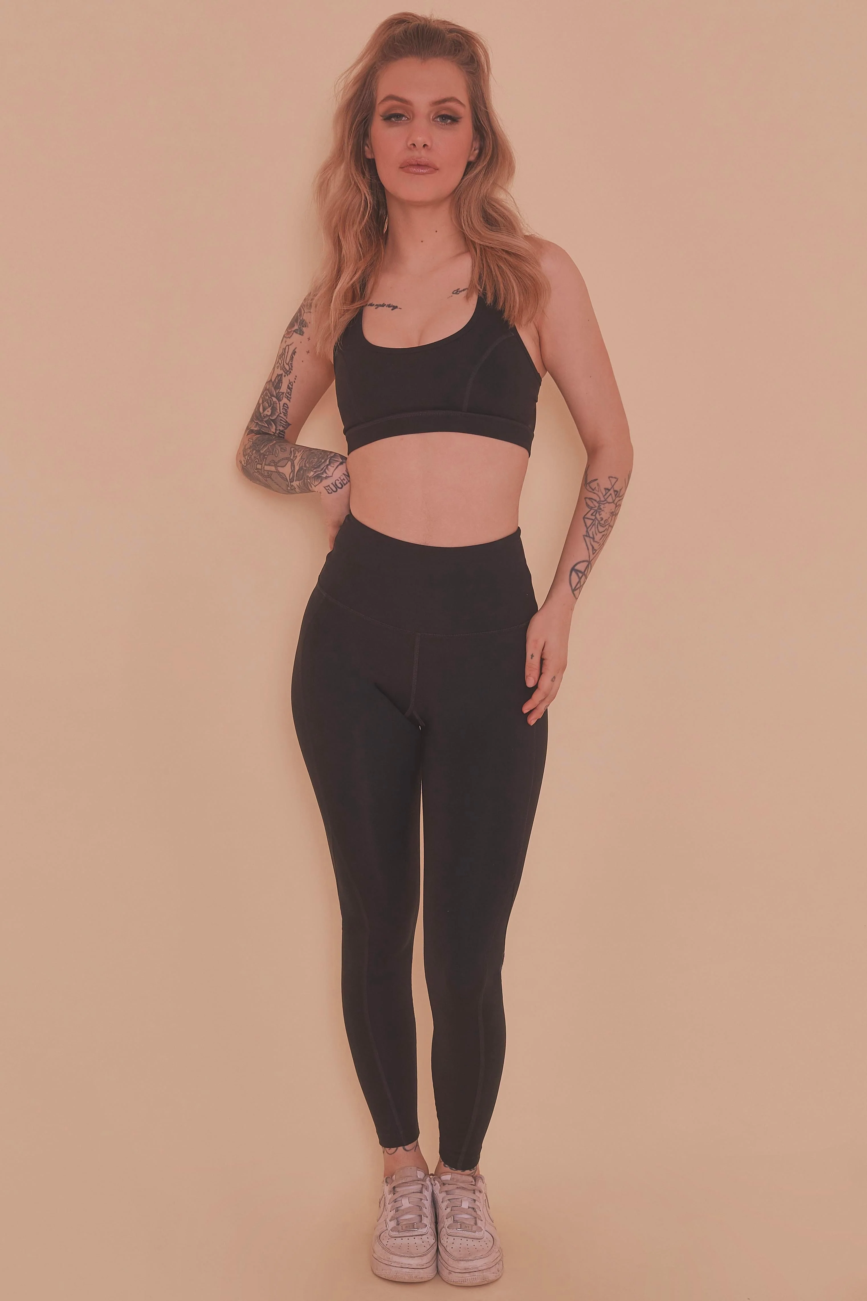 High Waist Leggings Black - Image 5