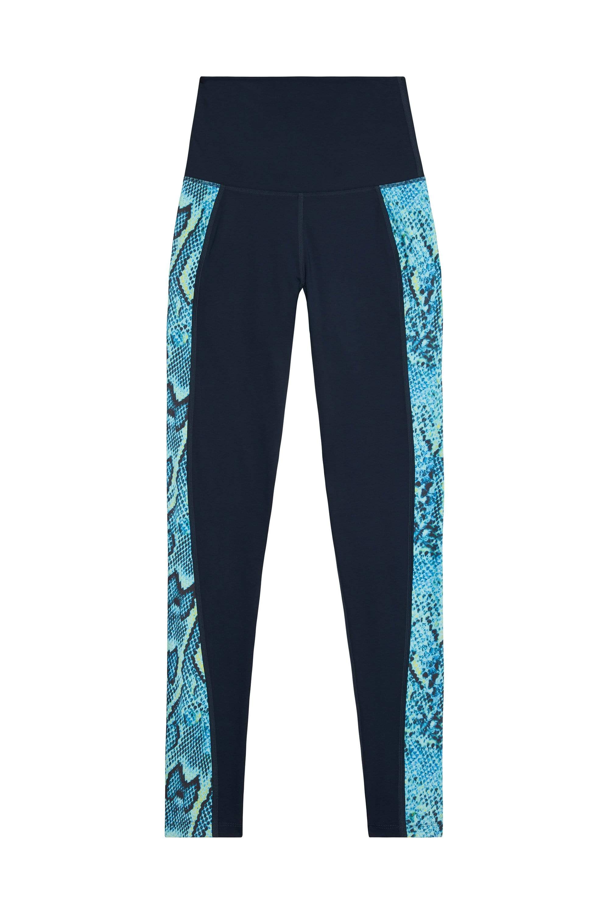 High Waist Panelled Leggings Snake Curve - Image 2