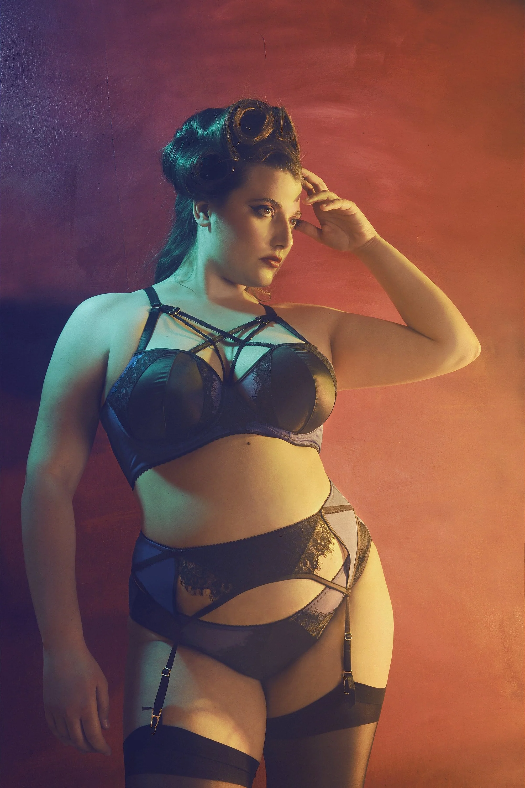 Indigo Curve Lace Picot Brief - Image 3