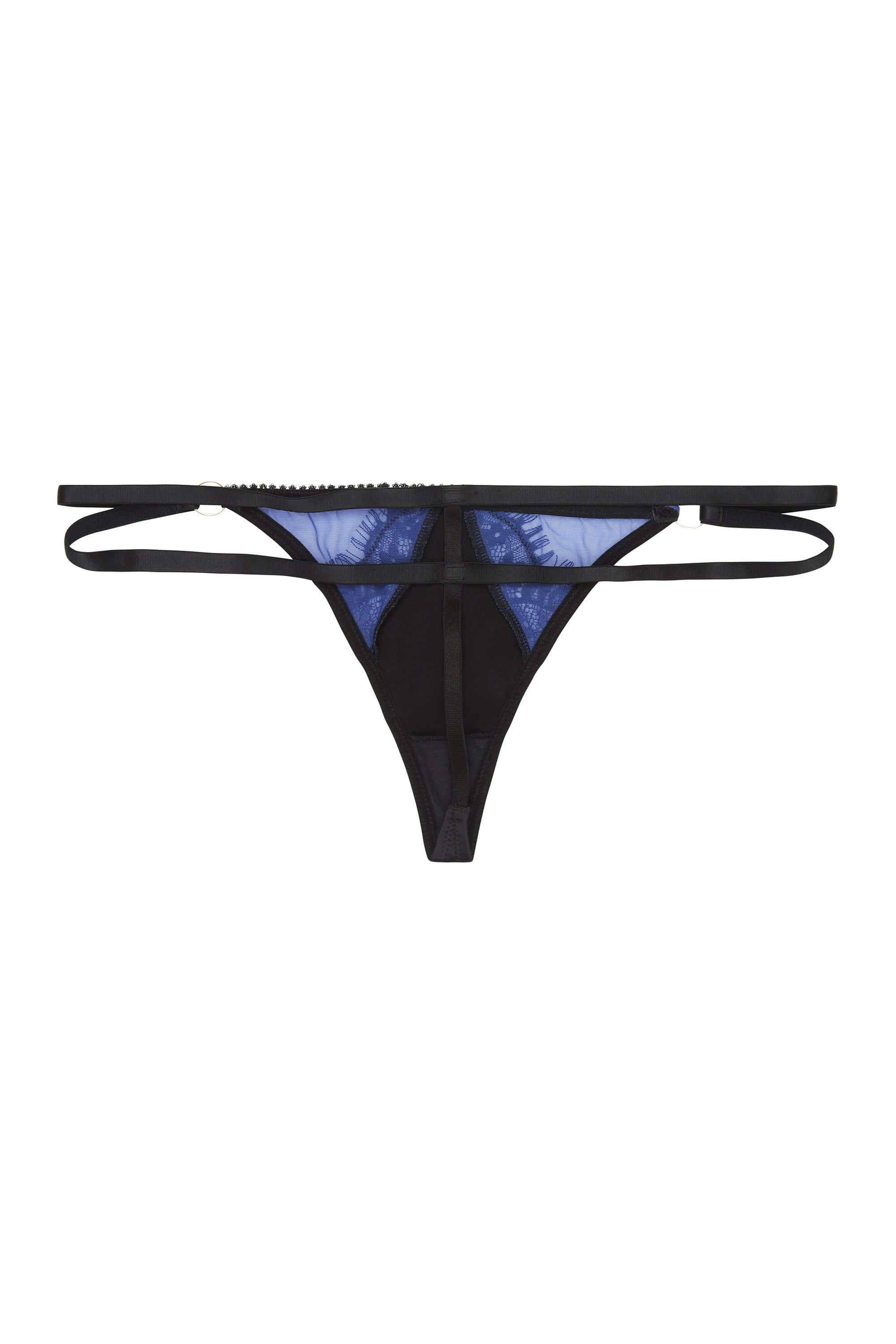Indigo Curve Lace Picot Thong - Image 2