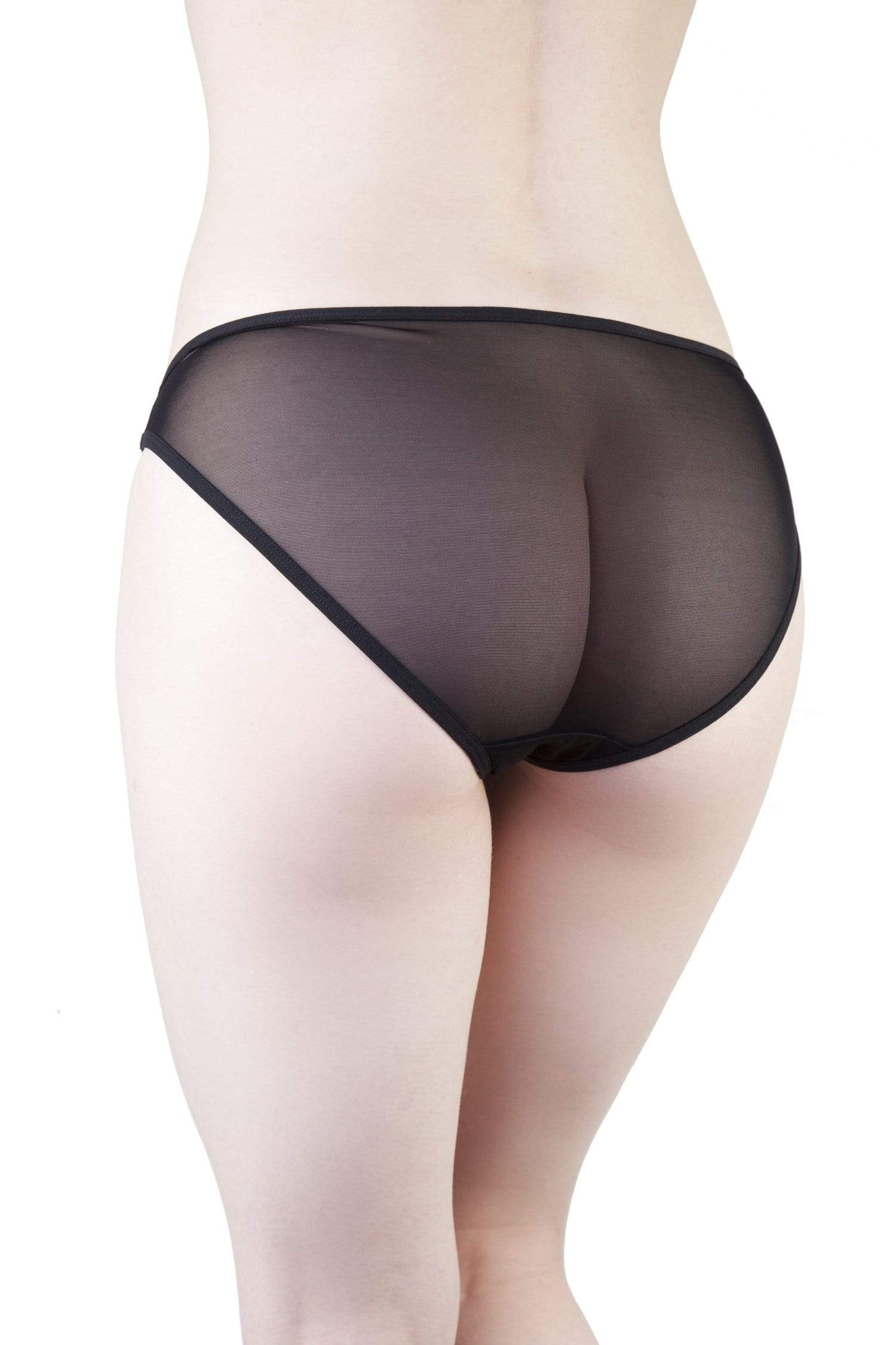 Isa Black Dot Mesh Net Brief - Image 2