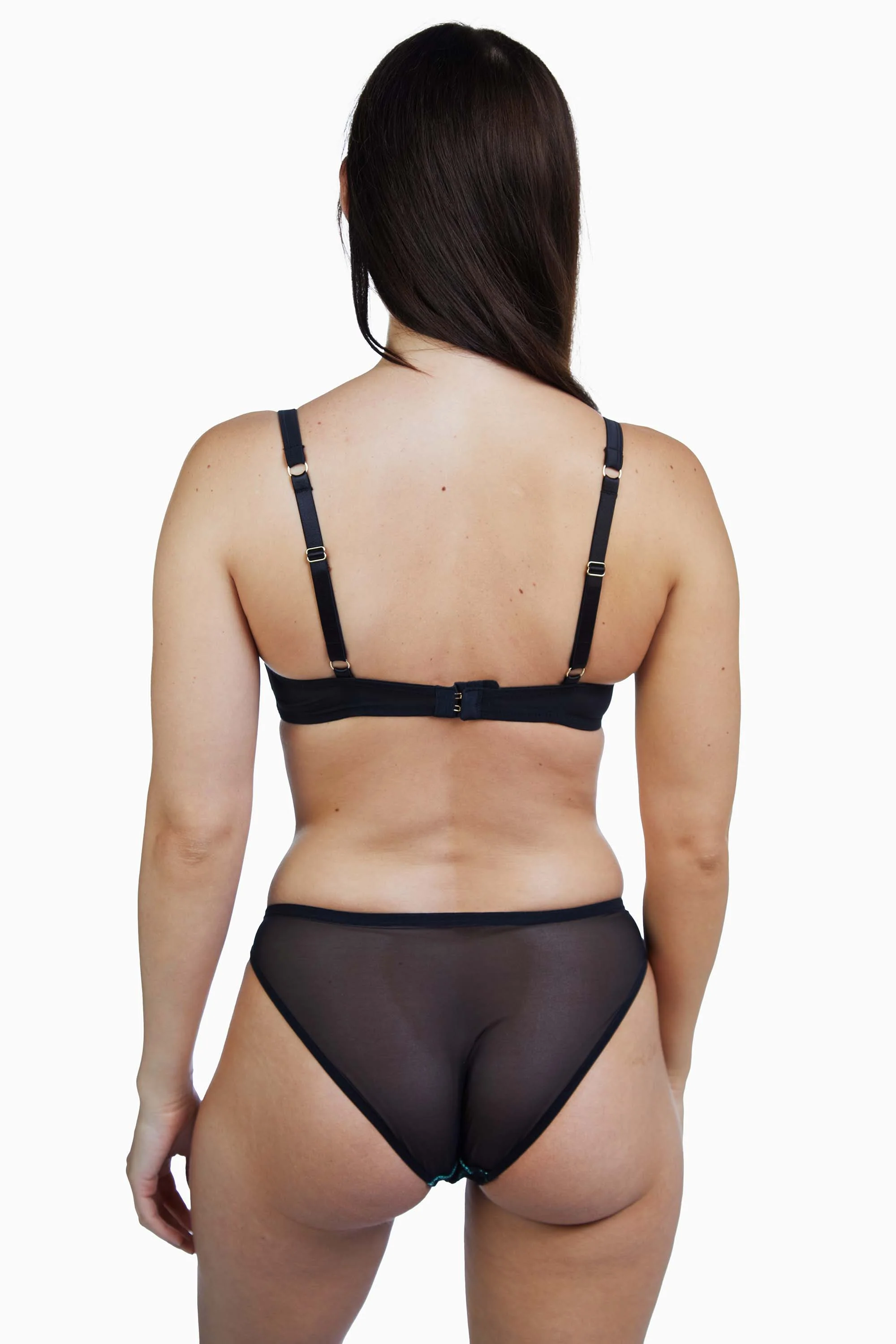 Jaquelina Mint Contrast Brazilian Brief - Image 4