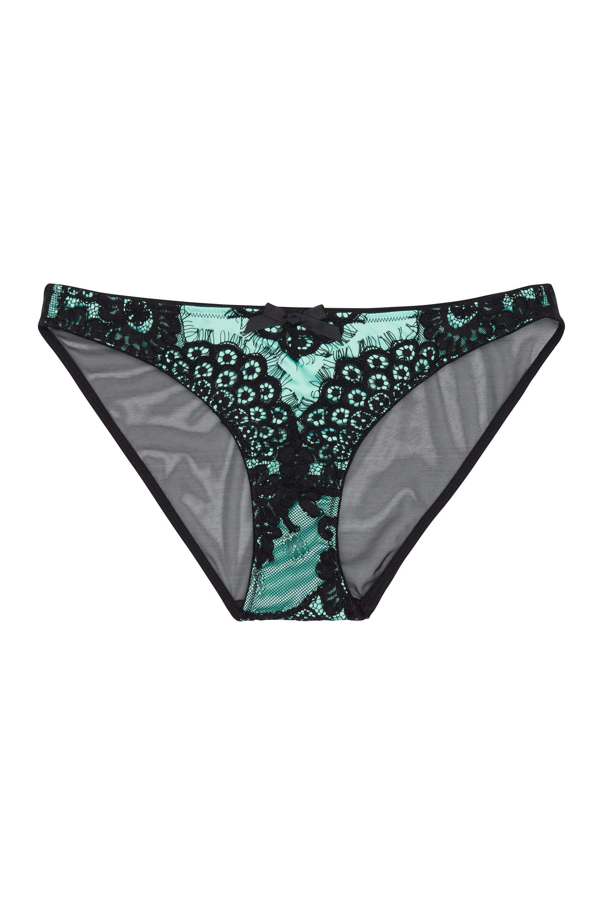 Jaquelina Mint Contrast Brazilian Brief - Image 5