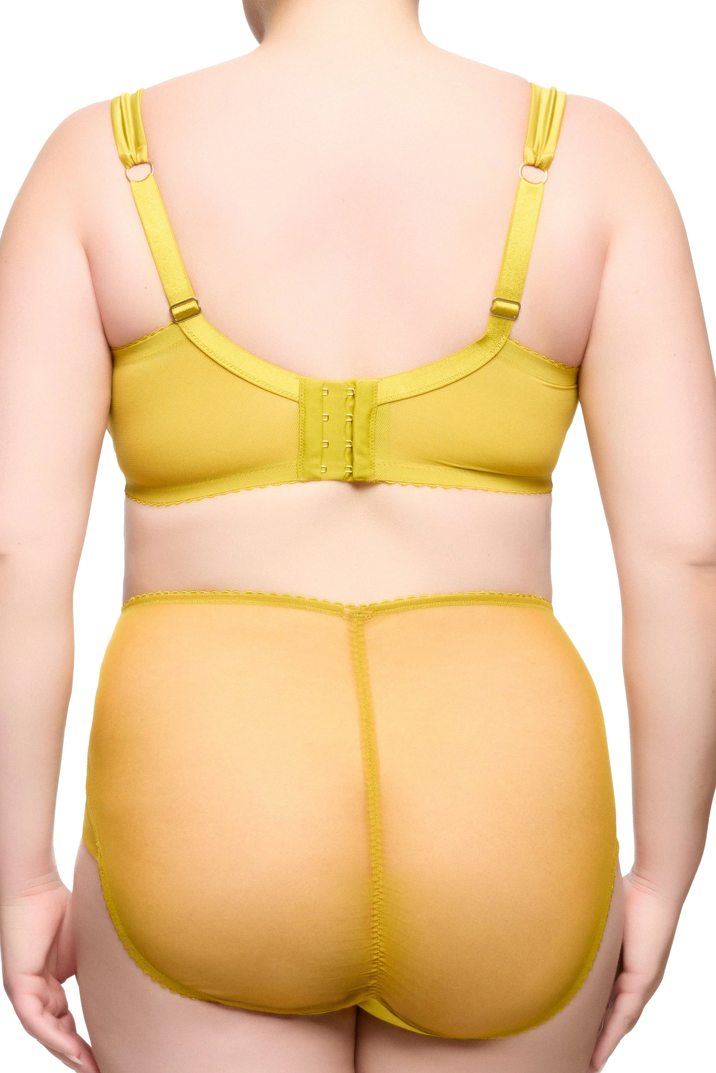 Julies' Roses Chartreuse Underwire Curve Bra - Image 3