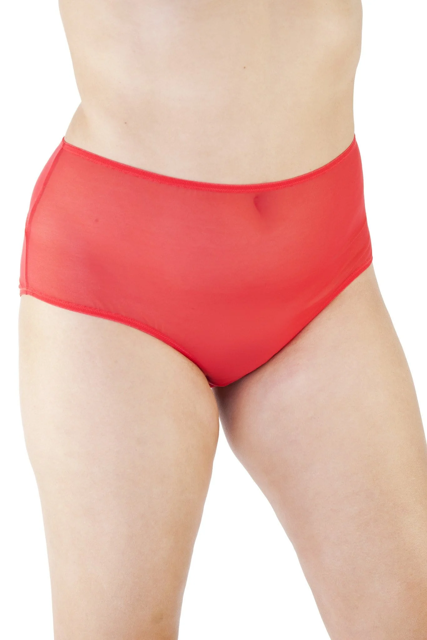 Juliet Red Retro Brief Curve
