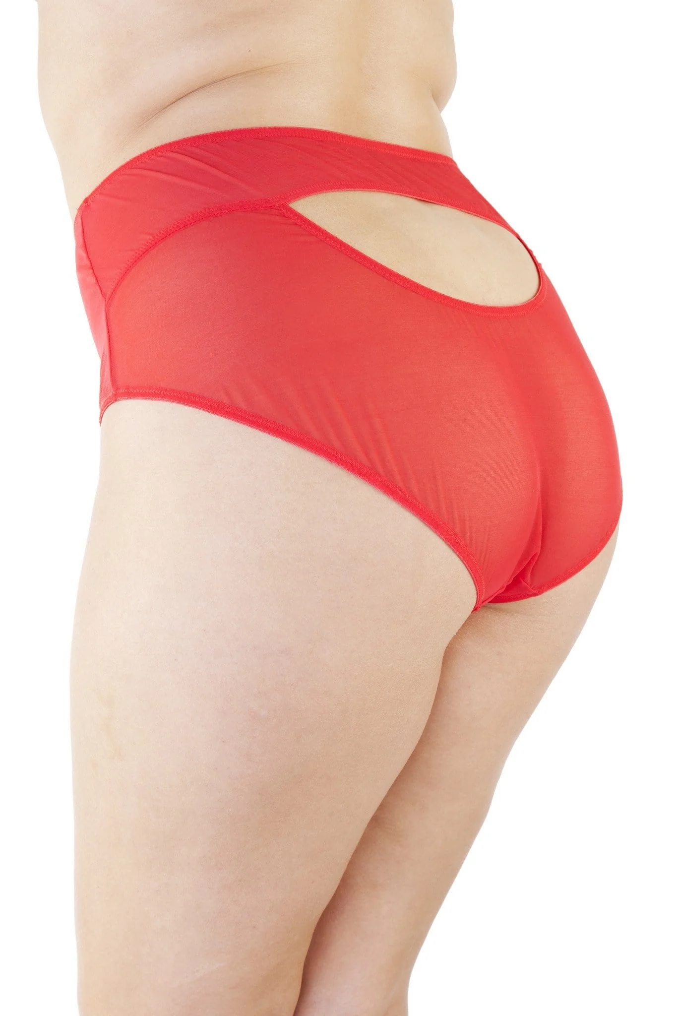 Juliet Red Retro Brief Curve - Image 2