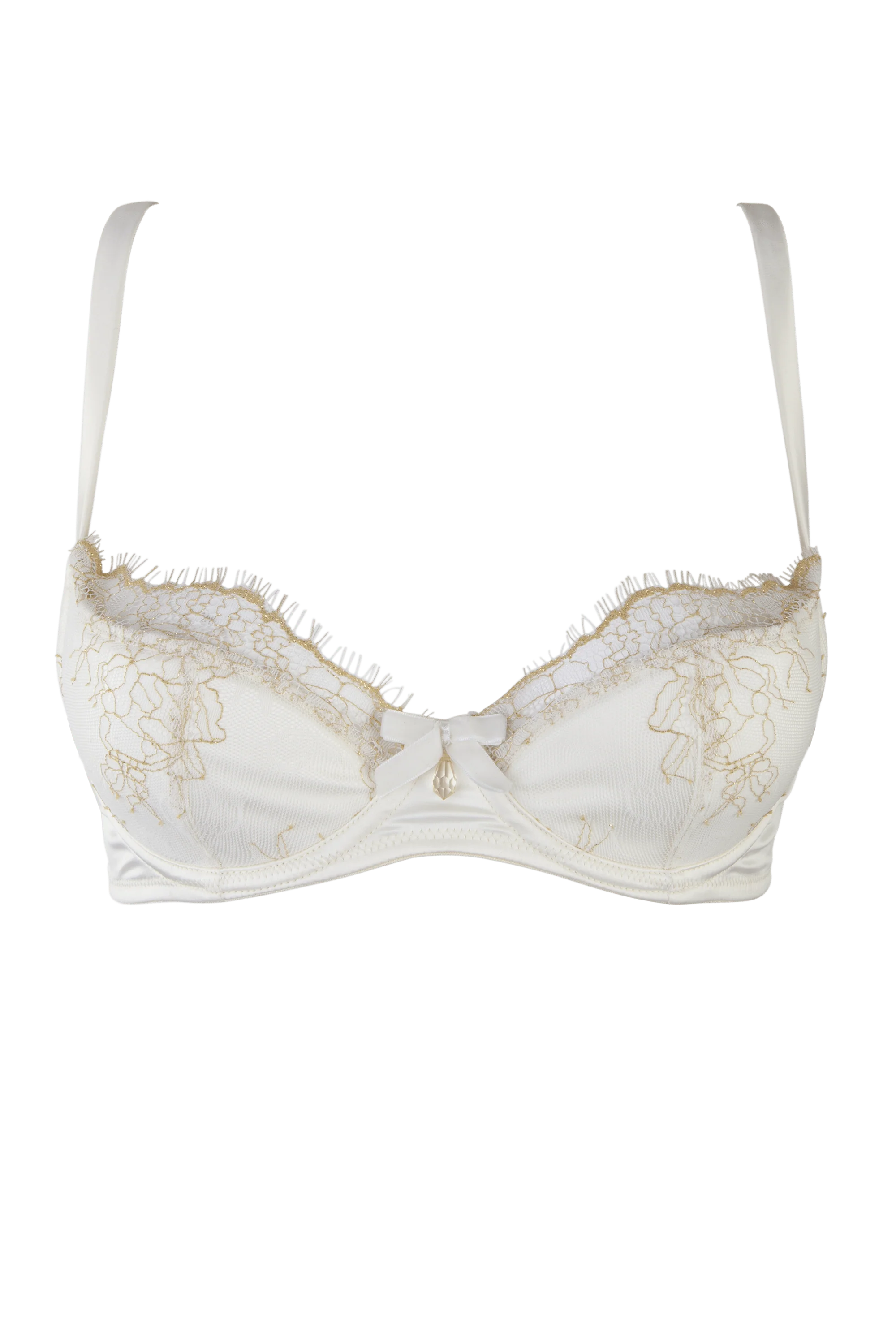 Karine Bridal Ivory/Gold Bra DD+ - Image 3
