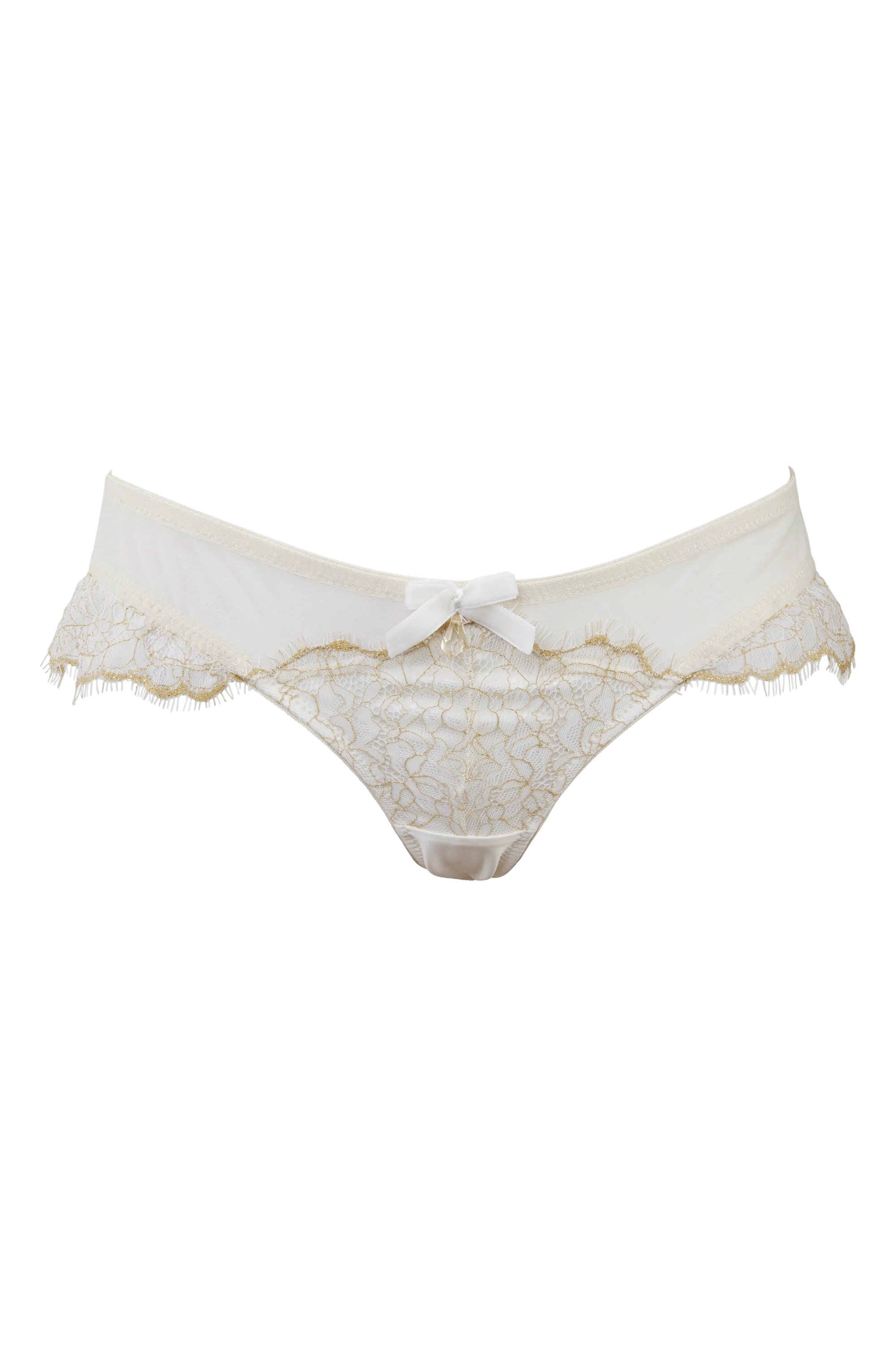 Karine Bridal Ivory/Gold Brief Curve