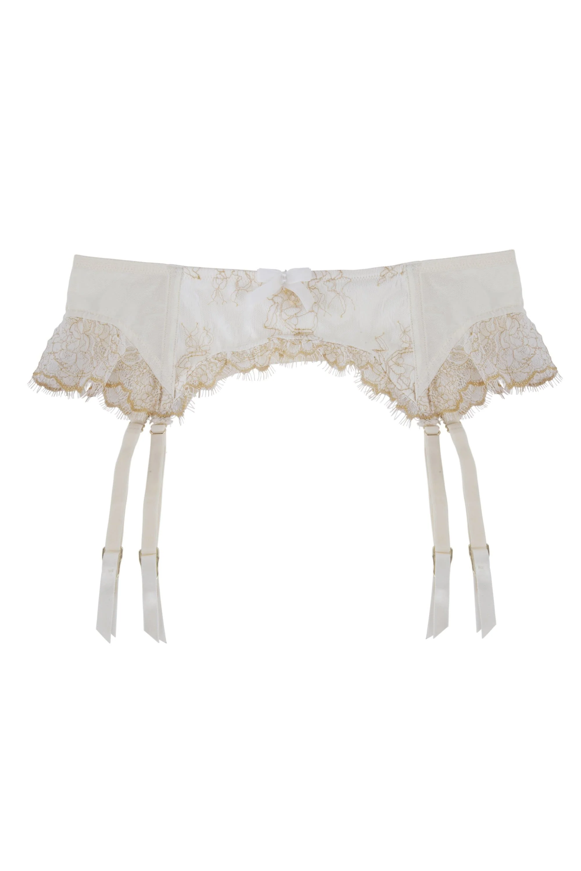 Karine Bridal Ivory/Gold Suspender Curve - Image 2
