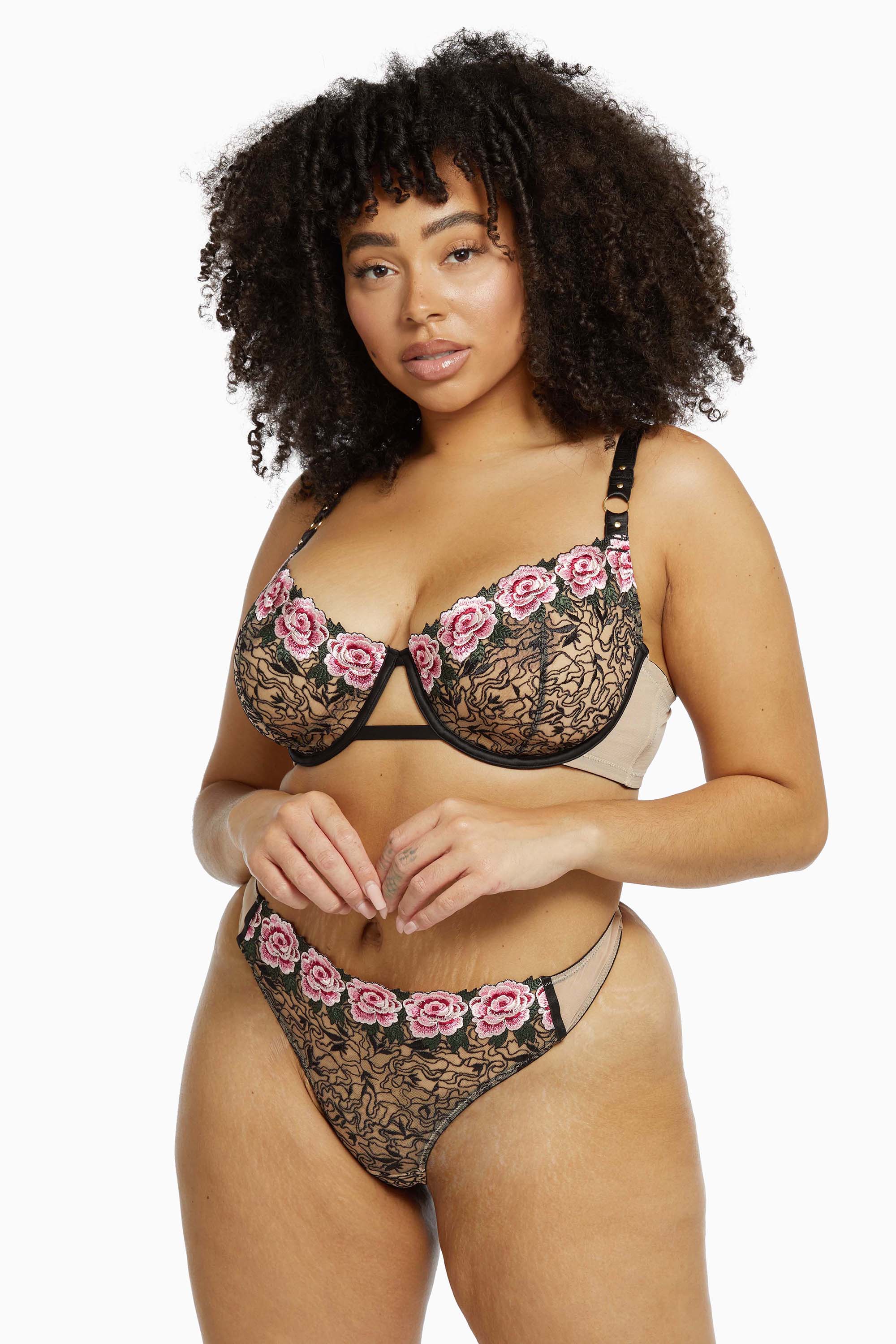 Katy Rose Embroidered Thong - Image 7