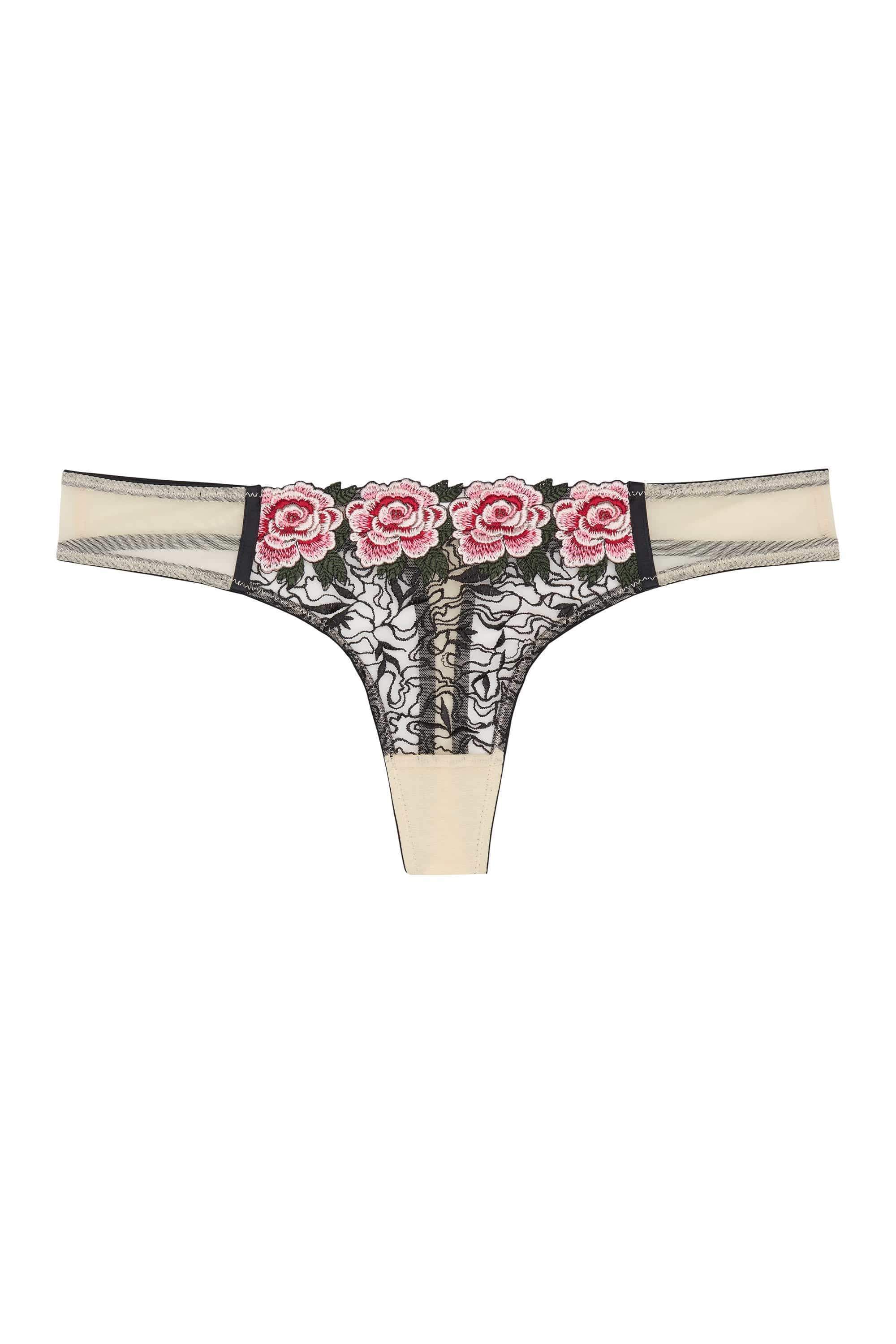 Katy Rose Embroidered Thong - Image 9