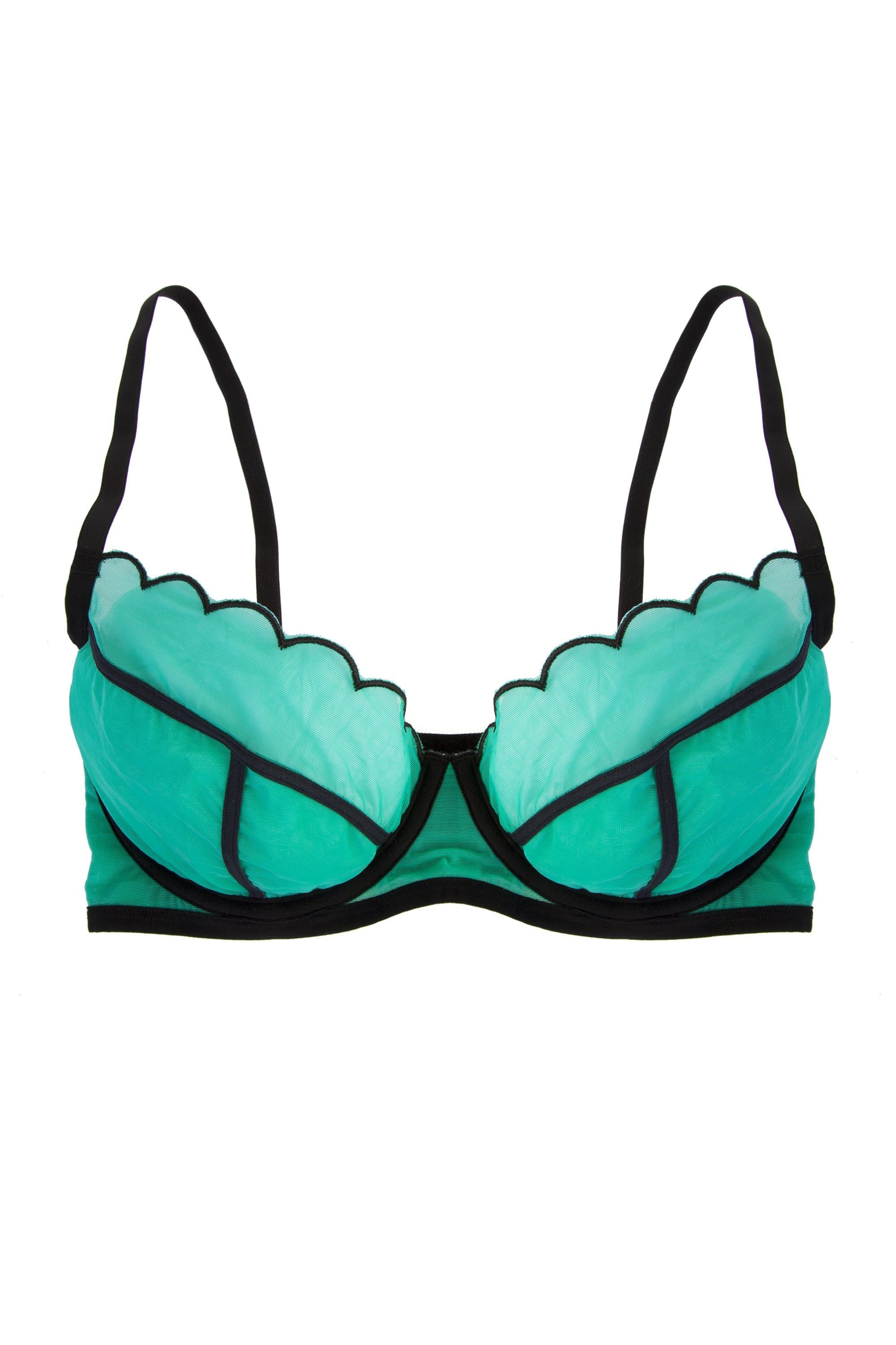 Kendra Emerald Scalloped DD/E-G Bra - Image 4