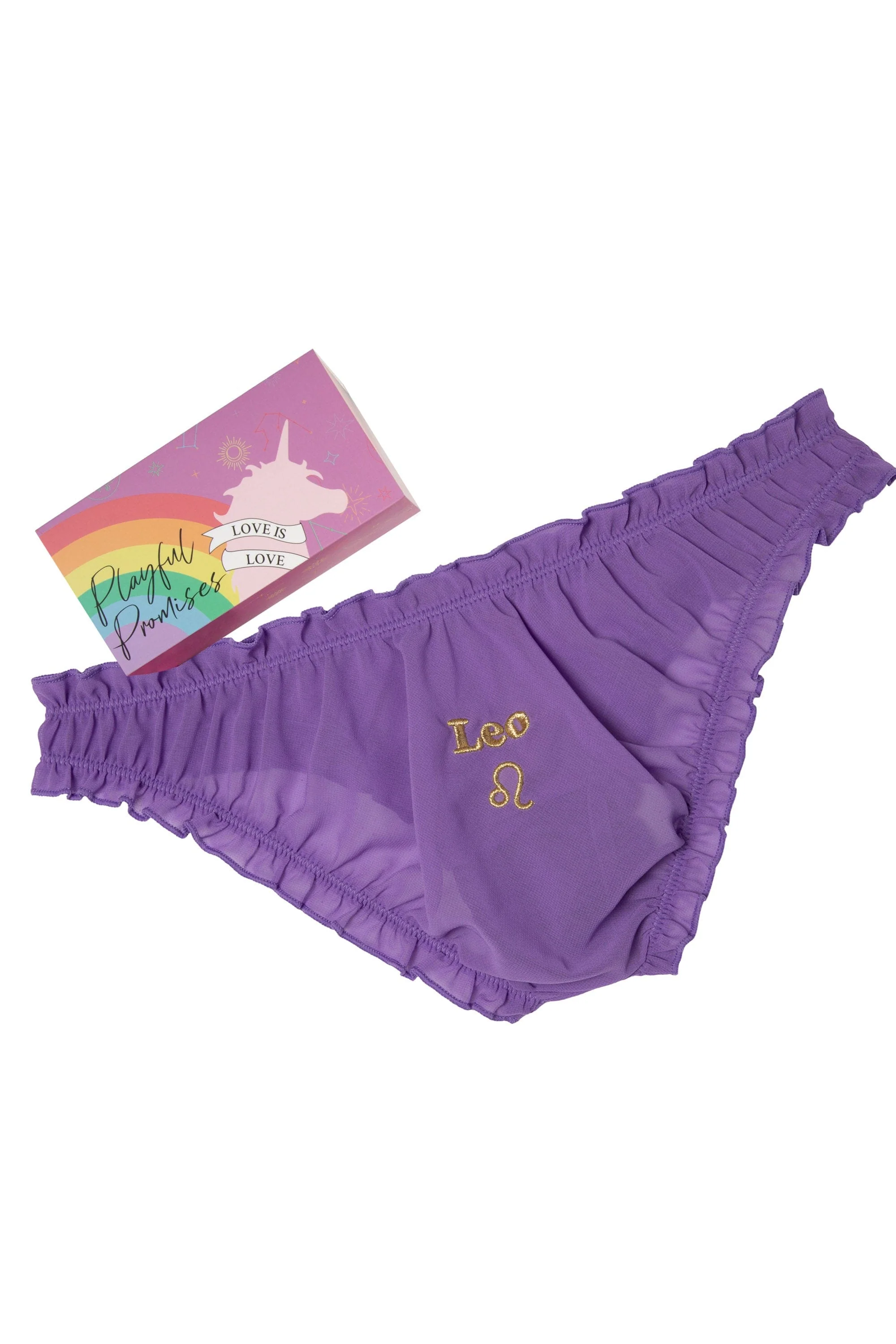 Leo Chiffon Star Sign Knickers - Image 3