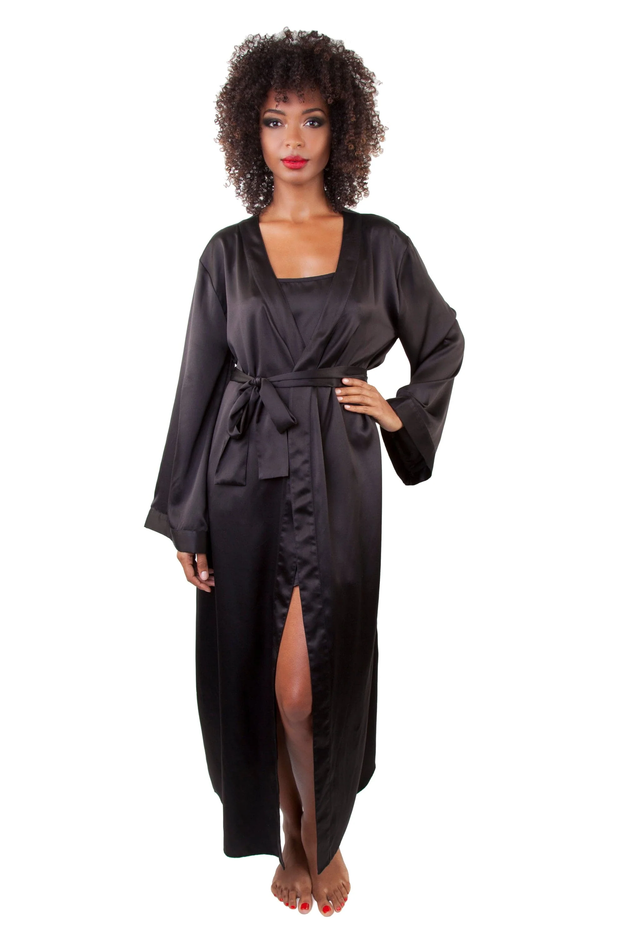 Jasmin Long Embroidered Kimono - Seconds - Image 2
