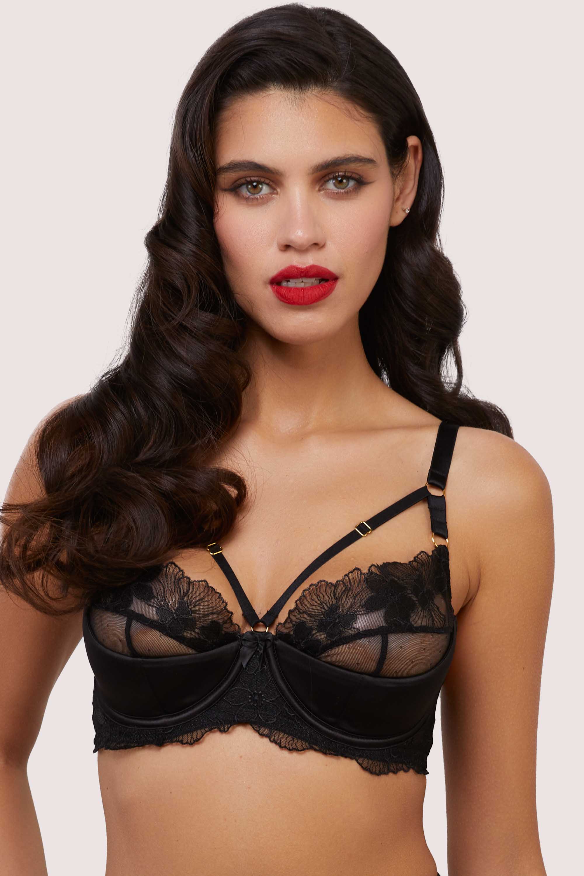 Lottie Black Floral Embroidery Set - Image 3
