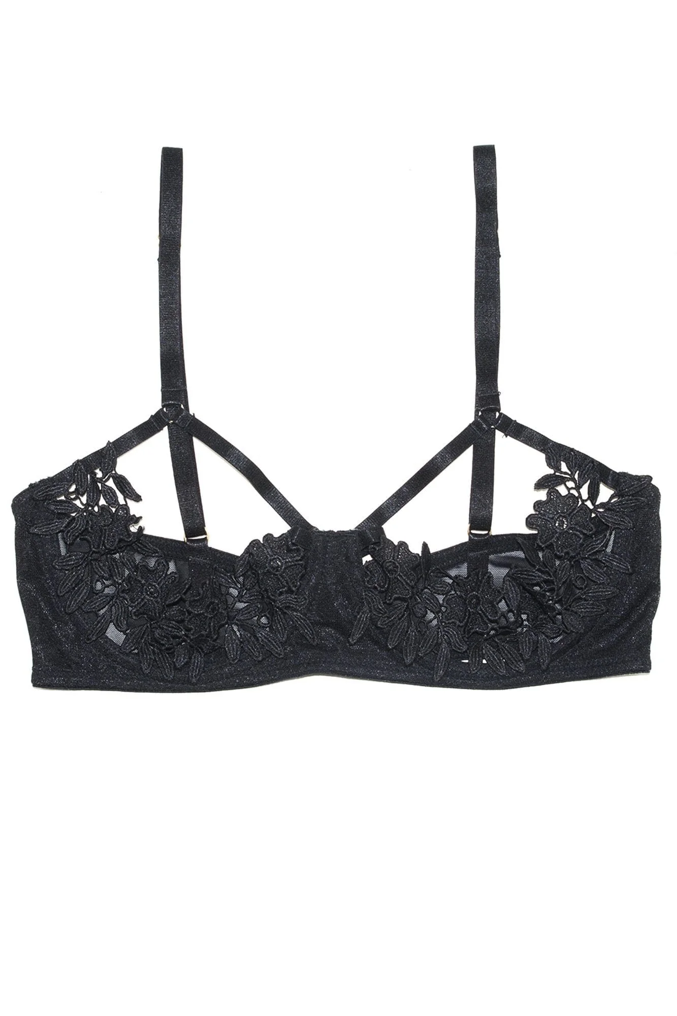 Wolf & Whistle Lulu Demi Cup Underwired Bra - Image 3
