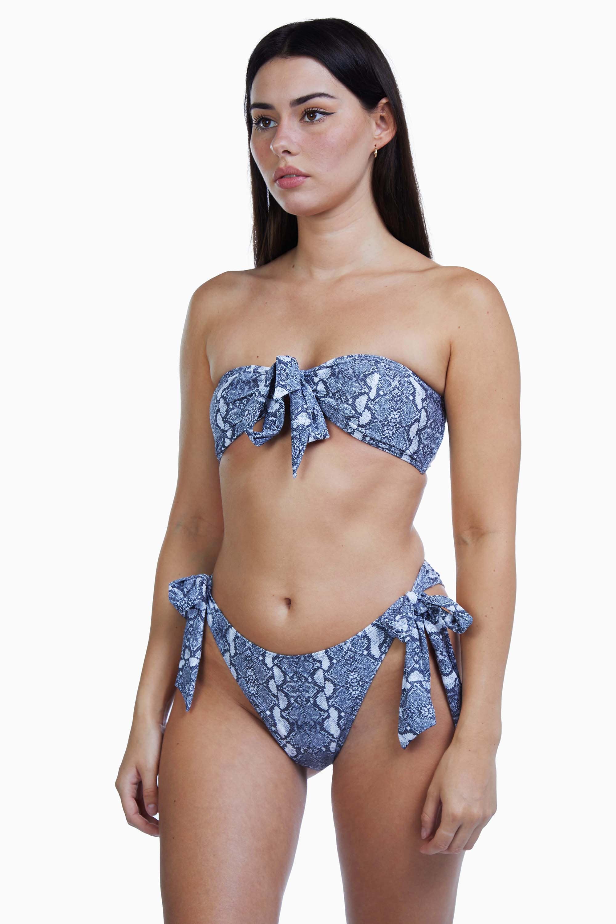 Snake Bow Tie High Leg Brief - Image 4